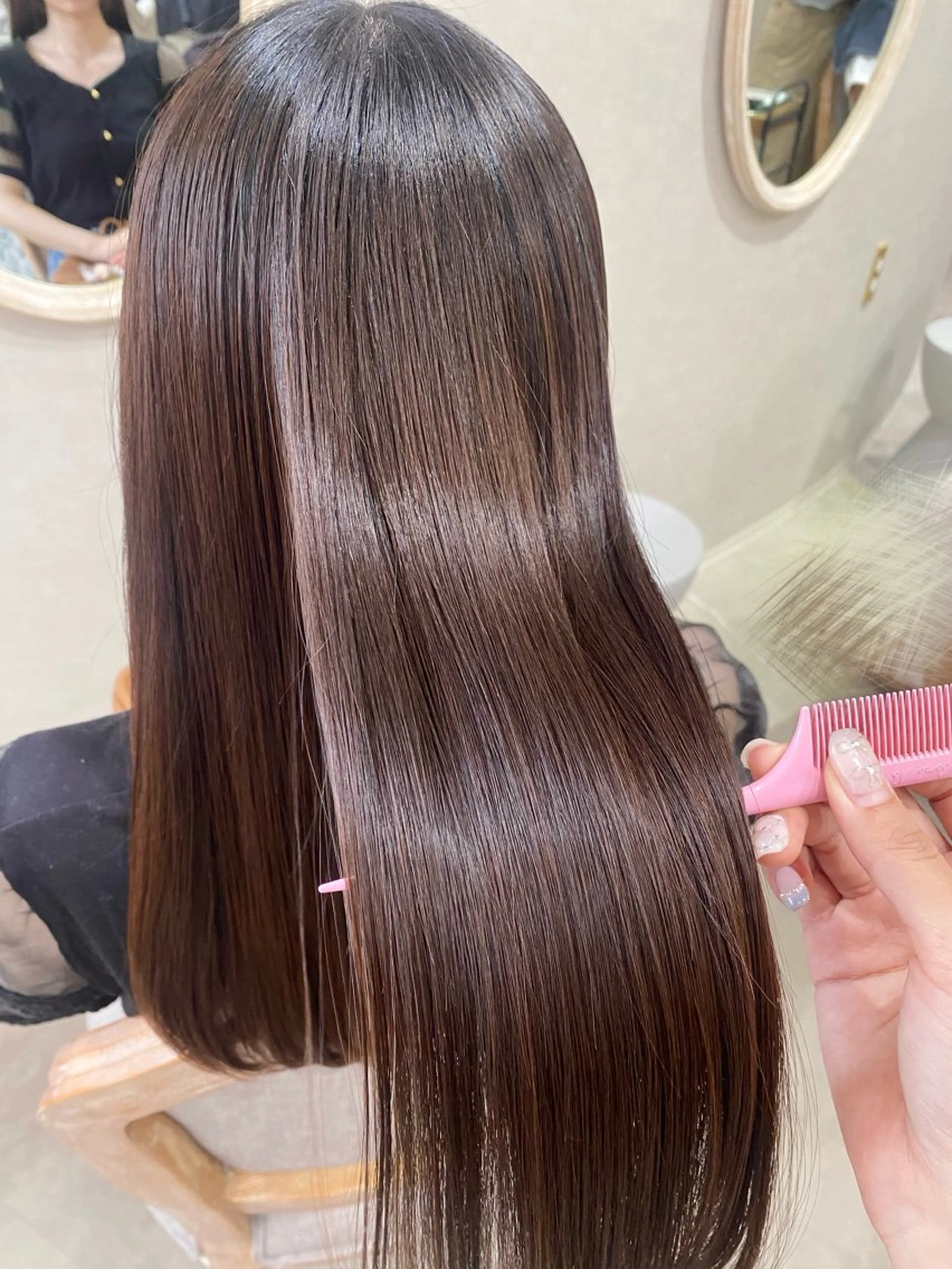 セミロング color couture みほのヘアスタイル