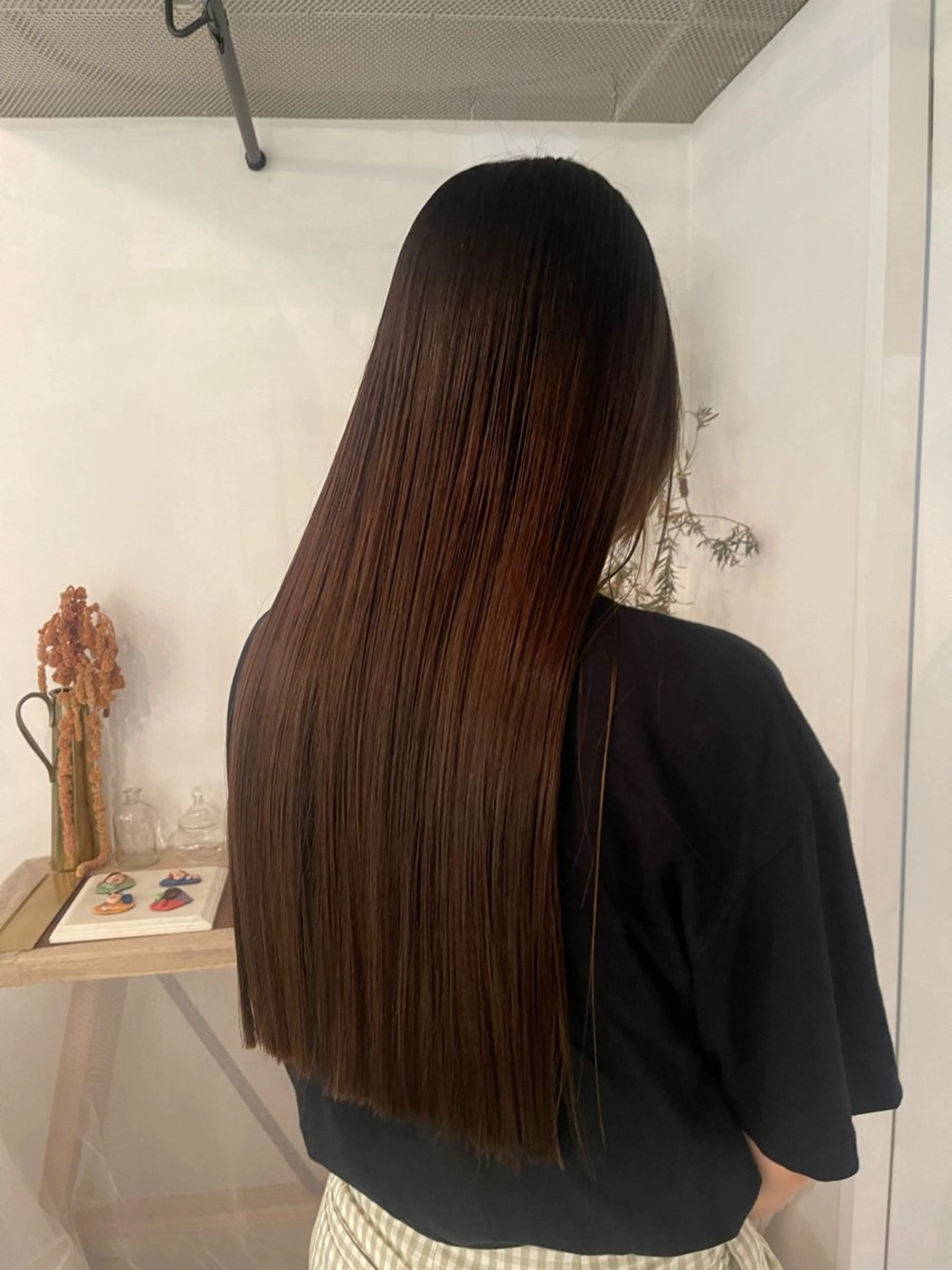 ロング 縮毛矯正 縮毛矯正 無料カットモデル /河内温太のヘアスタイル