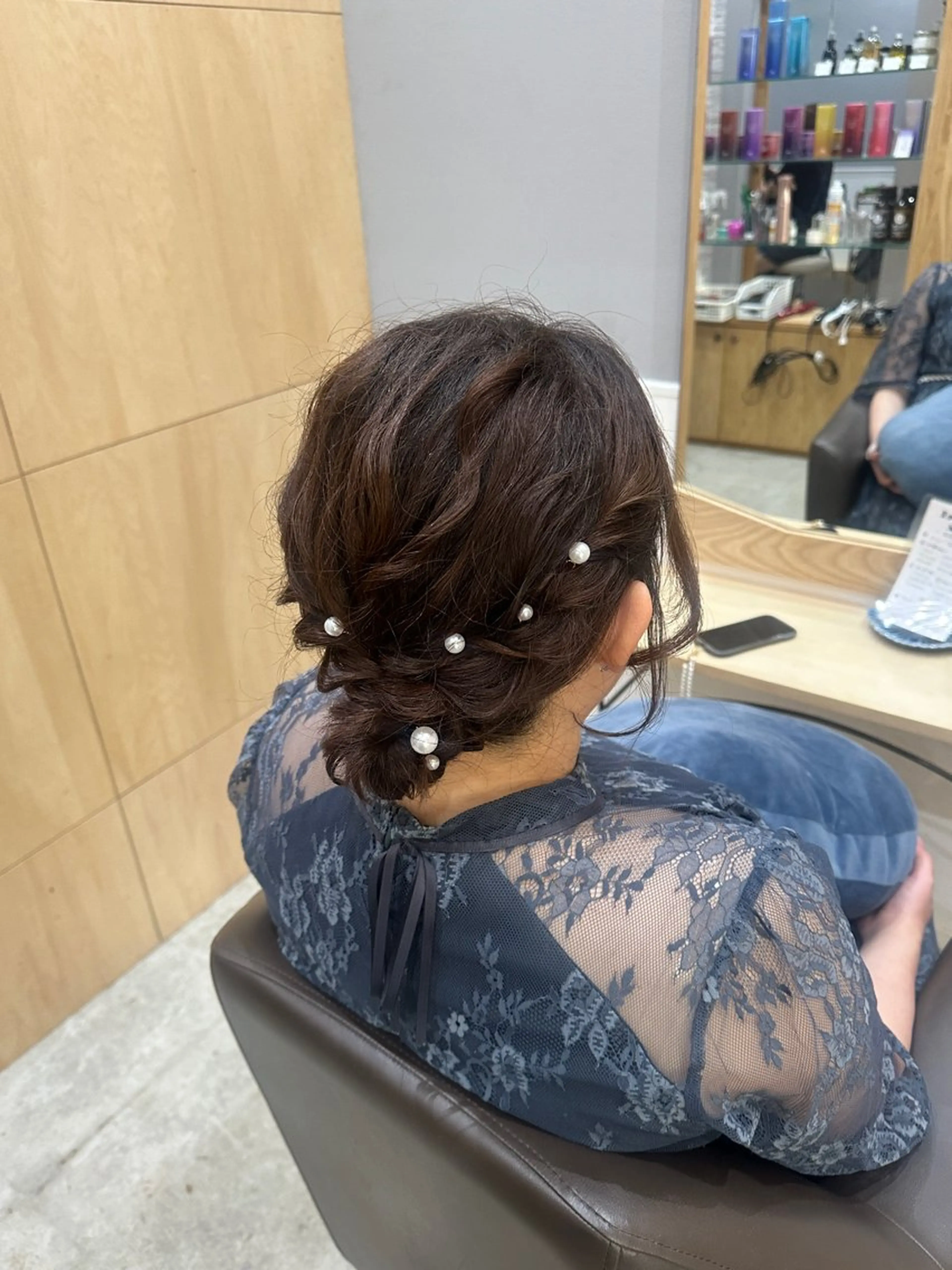 ミディアム ヘアセット miloc MOMOKAのヘアスタイル