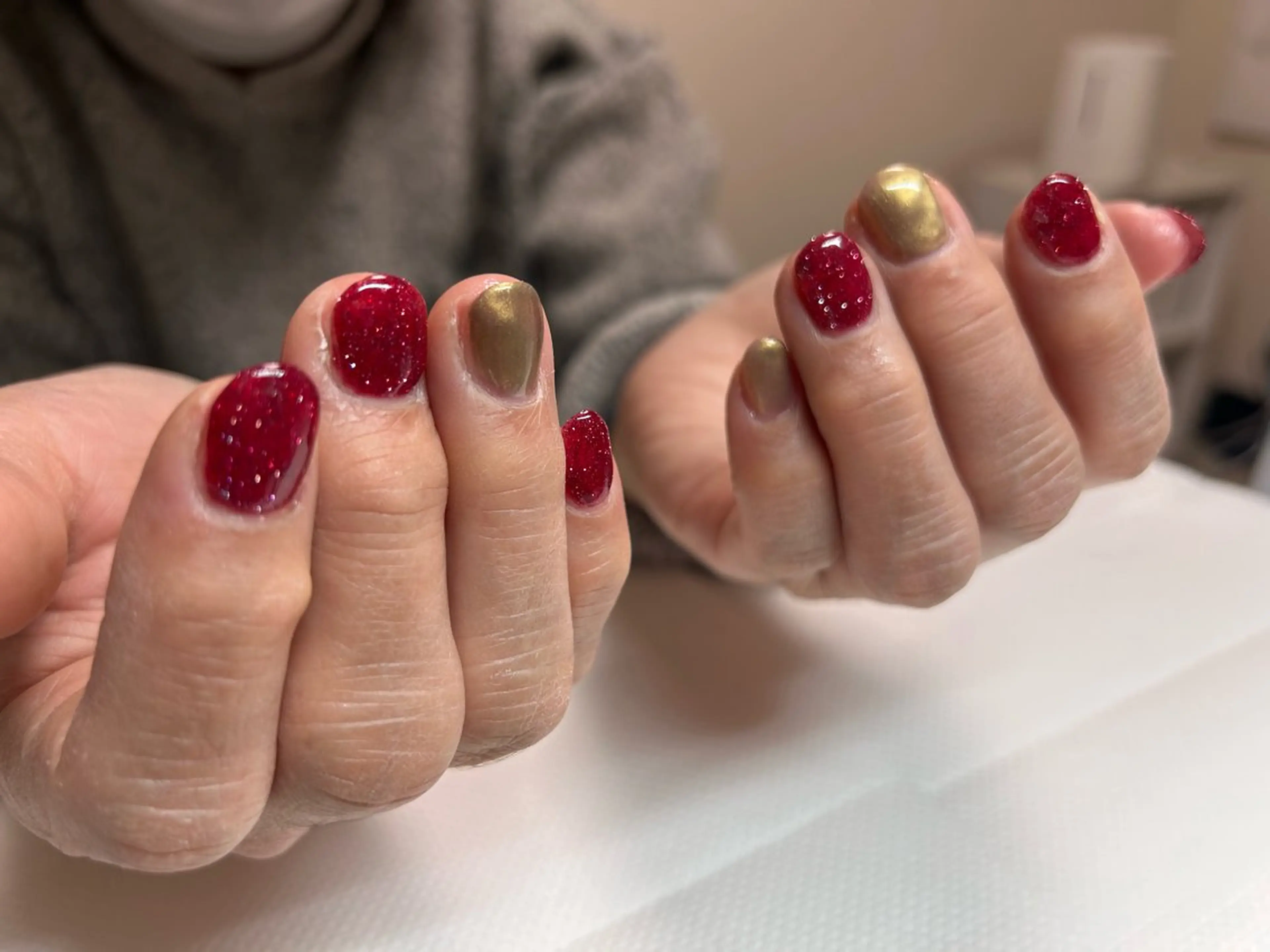 ネイル フラッシュネイル ワンカラーネイル ハンドネイル Bell Nailのネイルデザイン