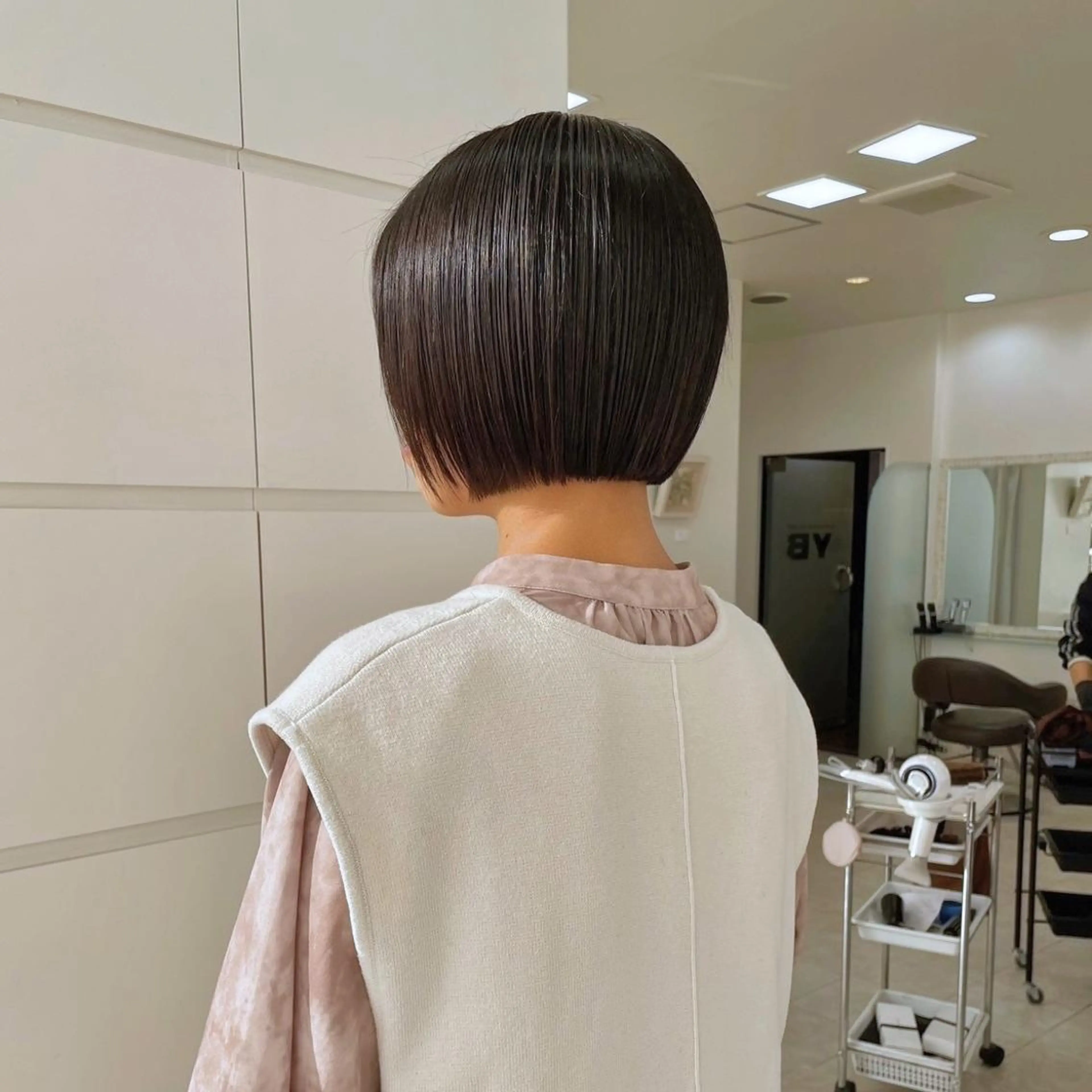ショート カラー ボブ 髪質改善 ◆モデル募集◆波田 圭史/ボブスタイルのヘアスタイル