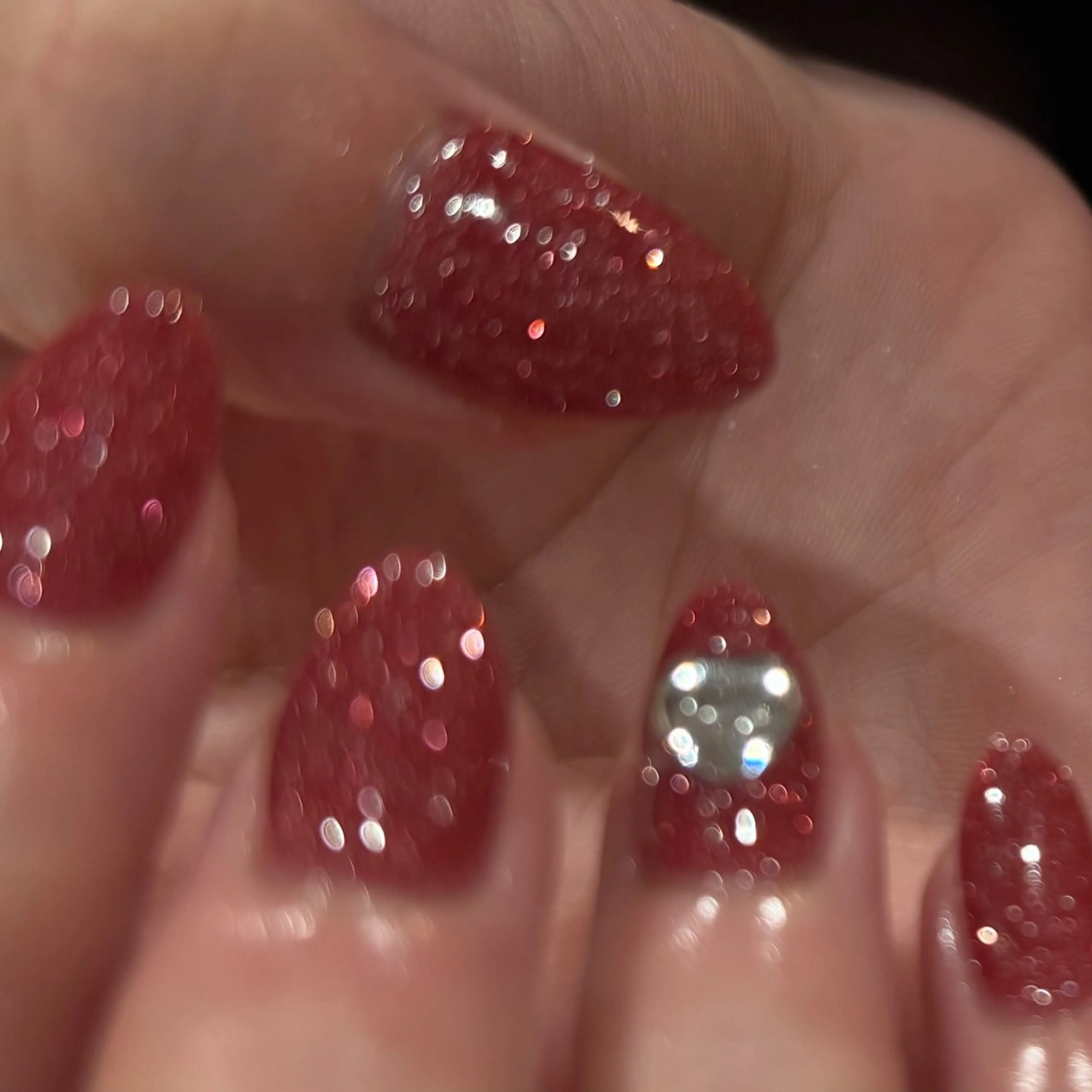 ネイル フラッシュネイル ラメ(グリッター) ハンドネイル sharesalon    room59所属・nozomi 🌙のネイルデザイン