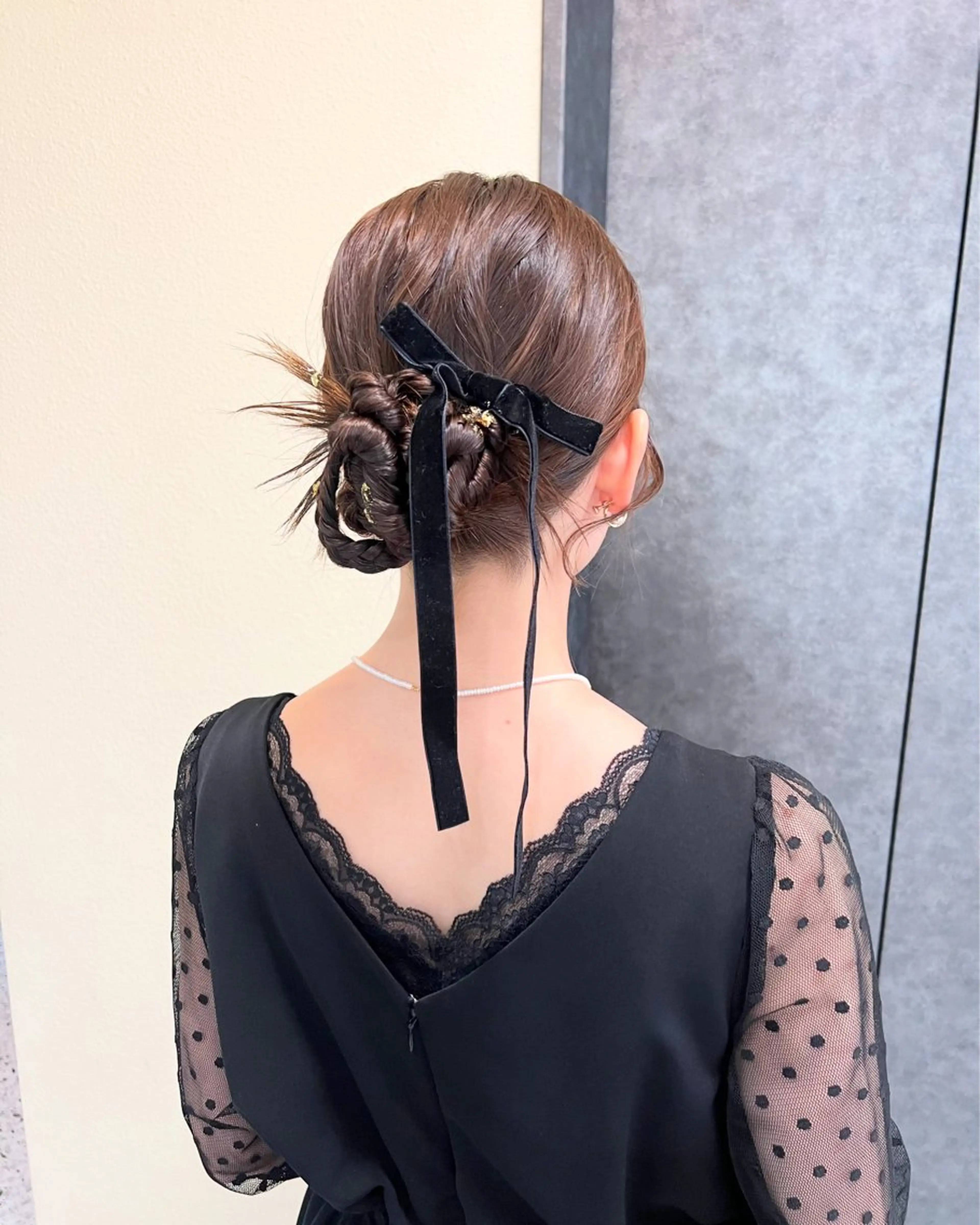 セミロング ヘアセット Mila Hazukiのヘアスタイル