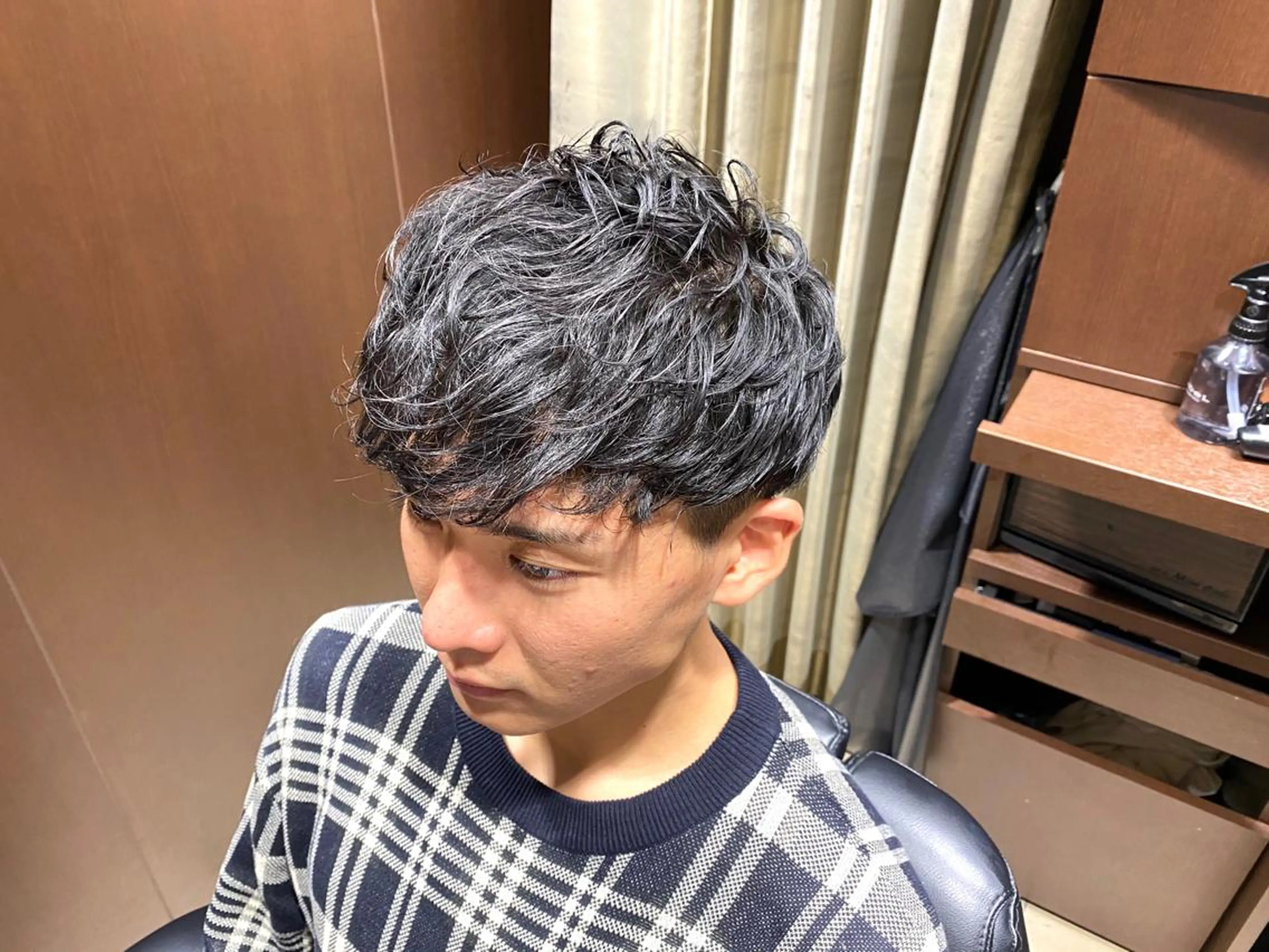 ミディアム メンズ HIRO GINZA 池袋東口店所属・林田 龍明のヘアスタイル