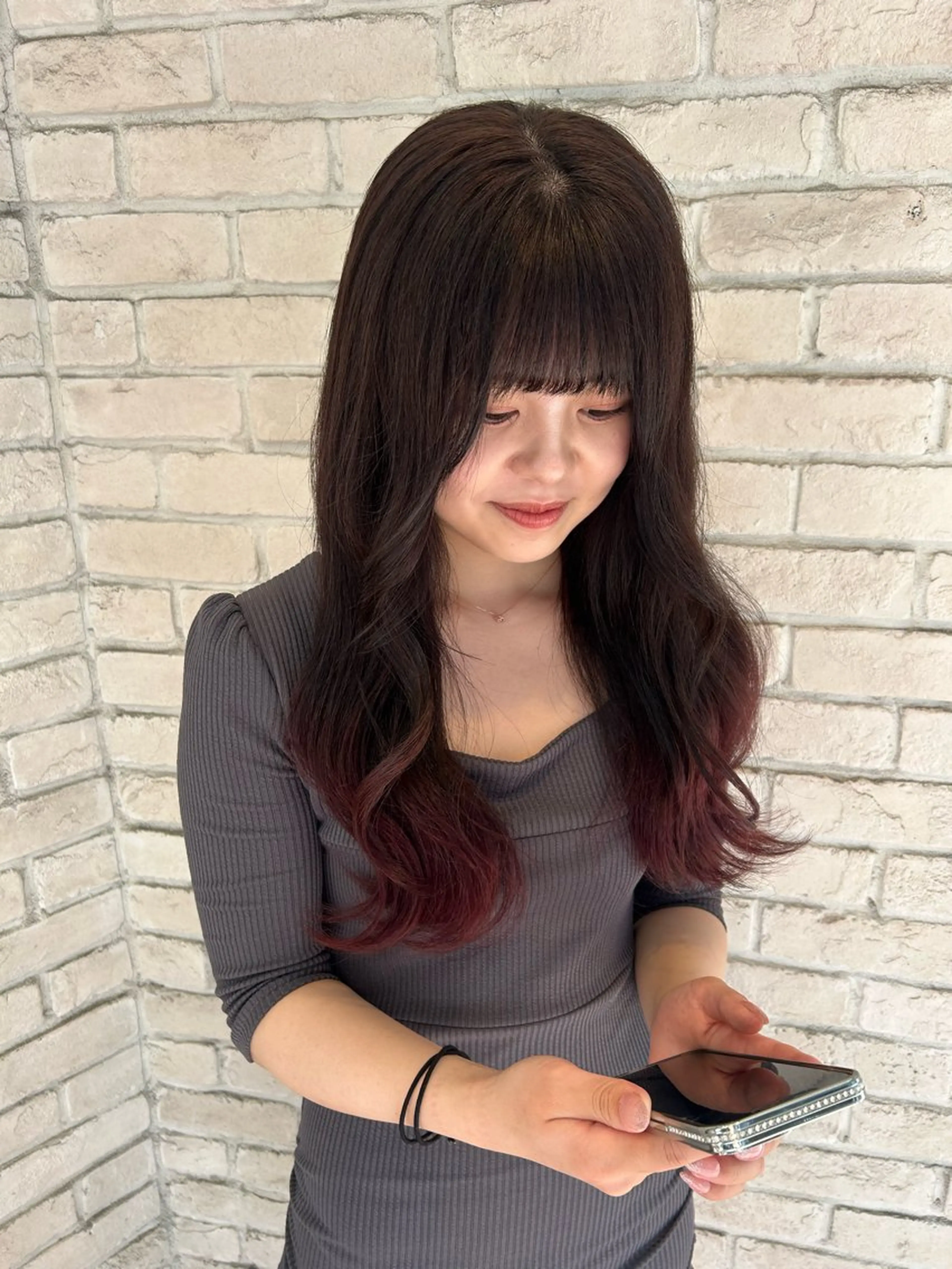 ロング カラー ヘアカラー 🧃暖色カラー/🪷 アレンジ/　yunaのヘアスタイル