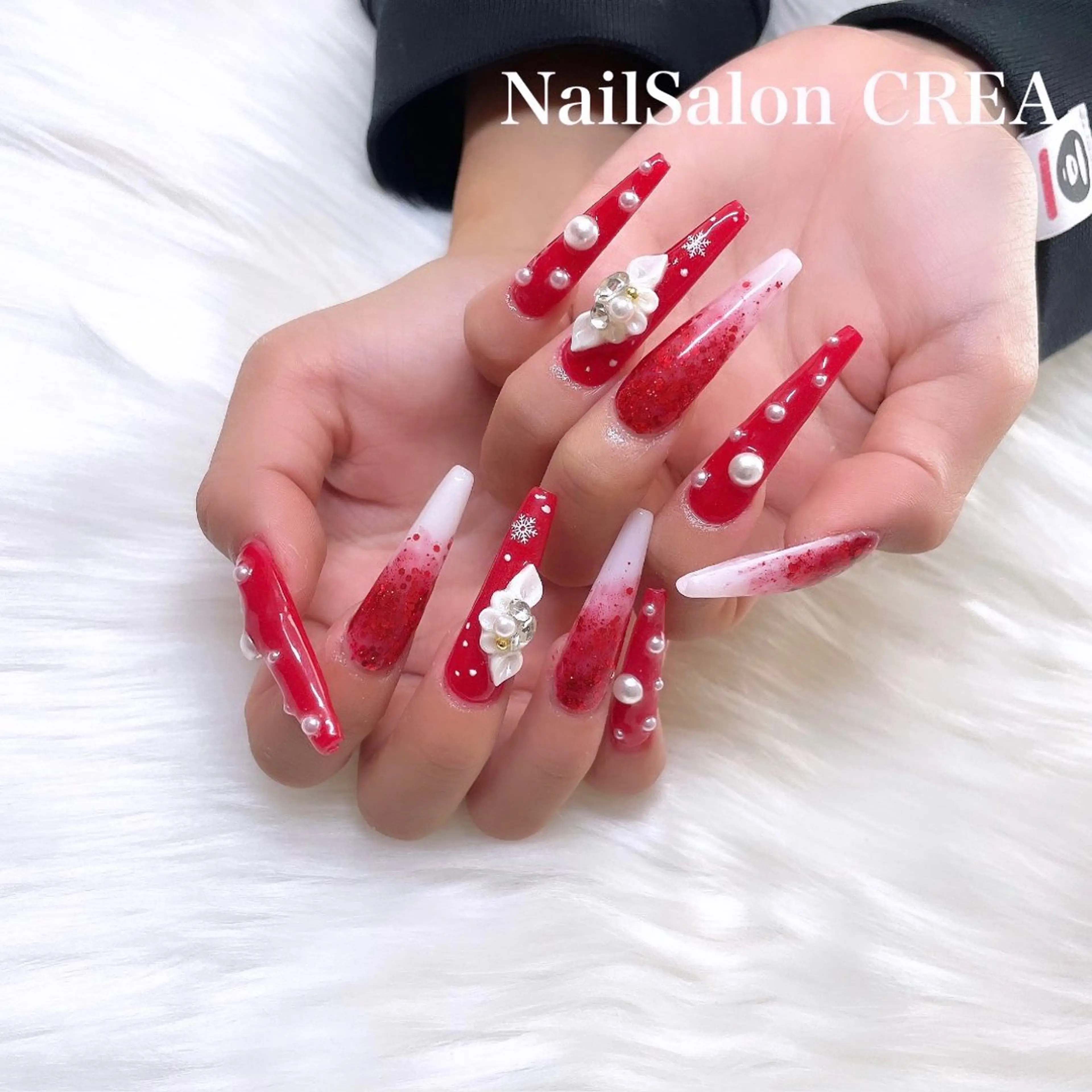 ネイル ロングネイル ハンドネイル NailSalon CREAのネイルデザイン