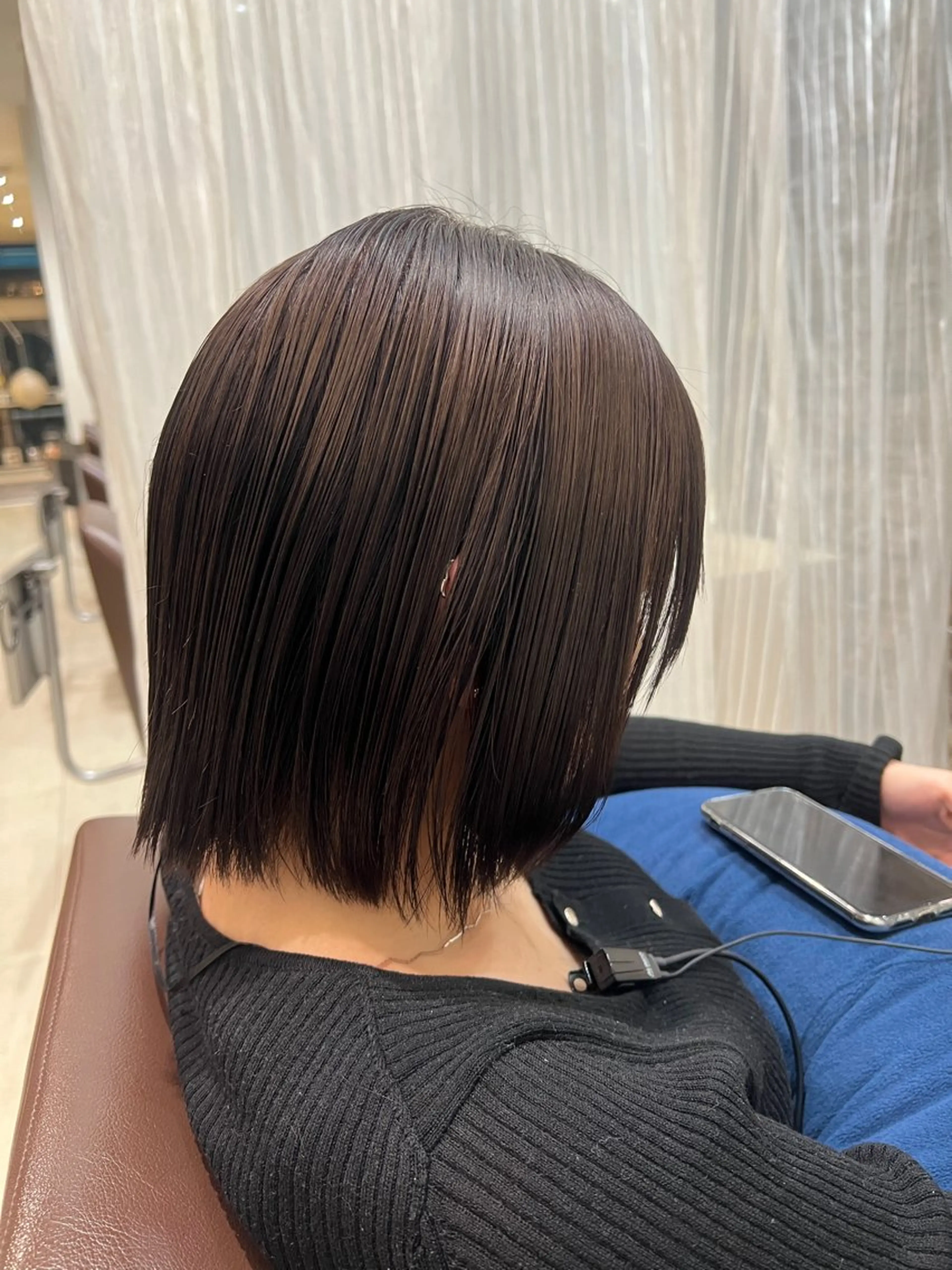 ショート カラー 透明感カラー くせ毛 髪質改善 縮毛矯正 トリートメント 頓所 大昂のヘアスタイル