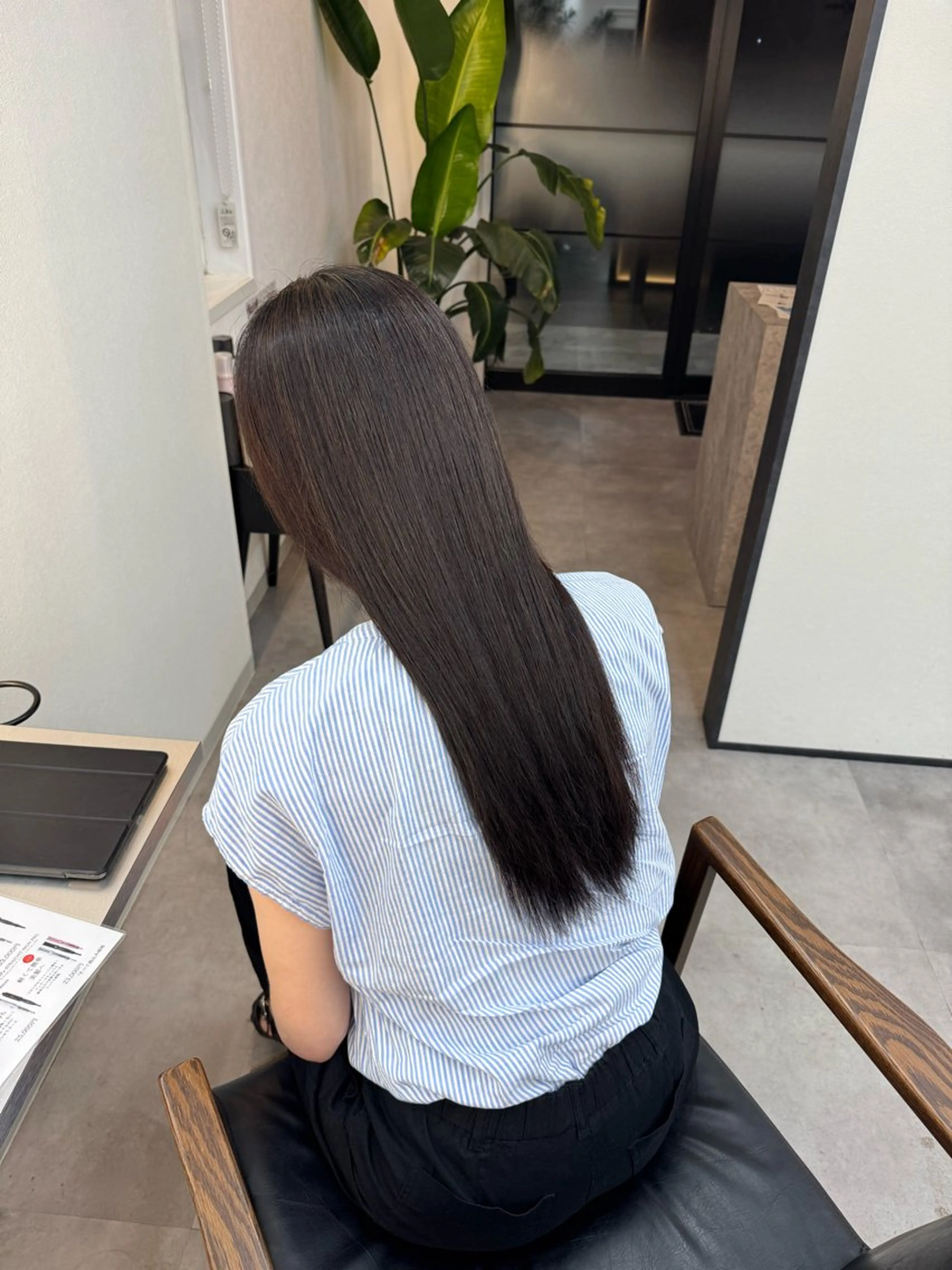 ワンカラー＋美髪整形トリートメントbコースの写真