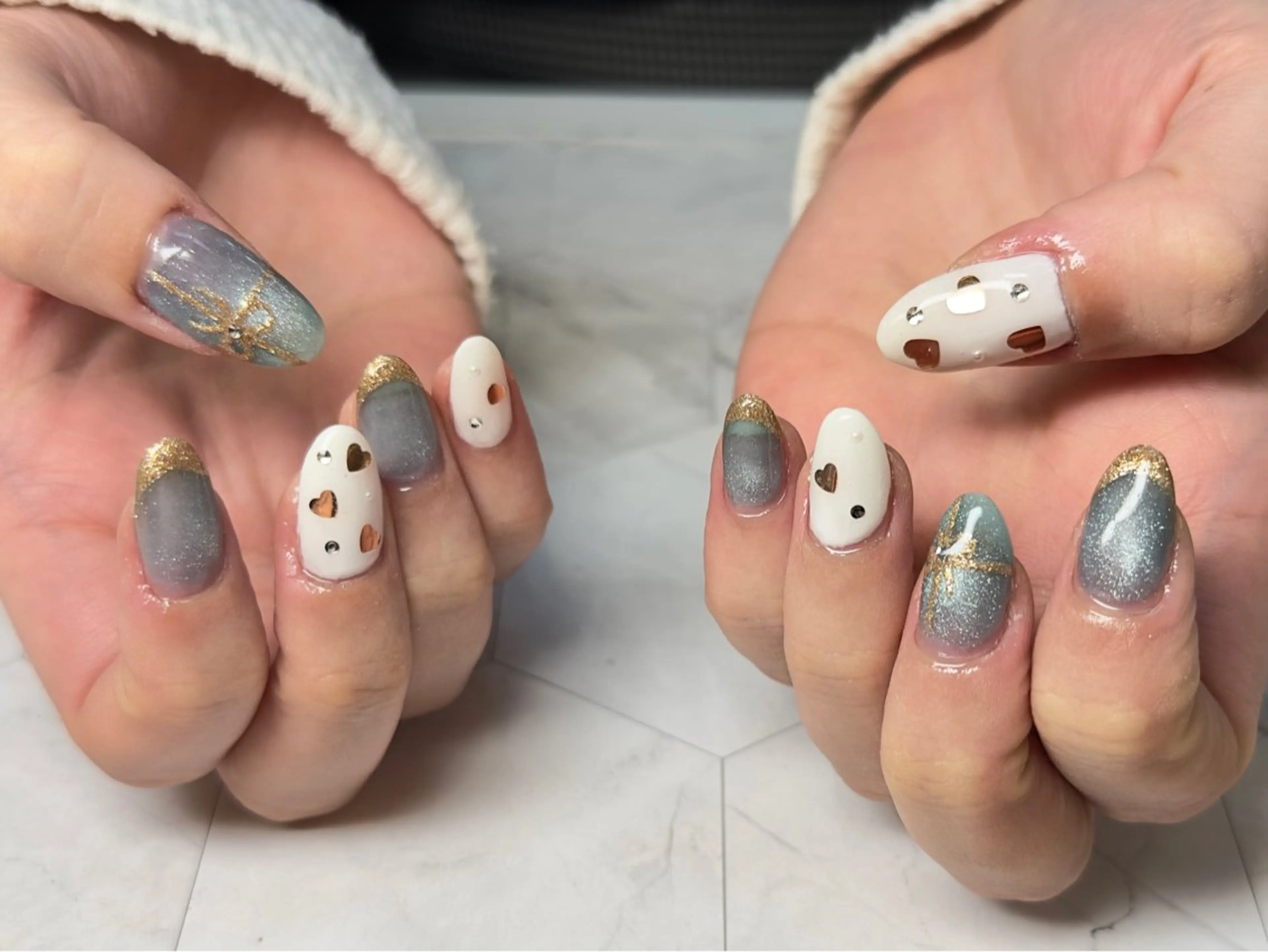 ネイル ハンドネイル Queennail 北堀江AYAのネイルデザイン