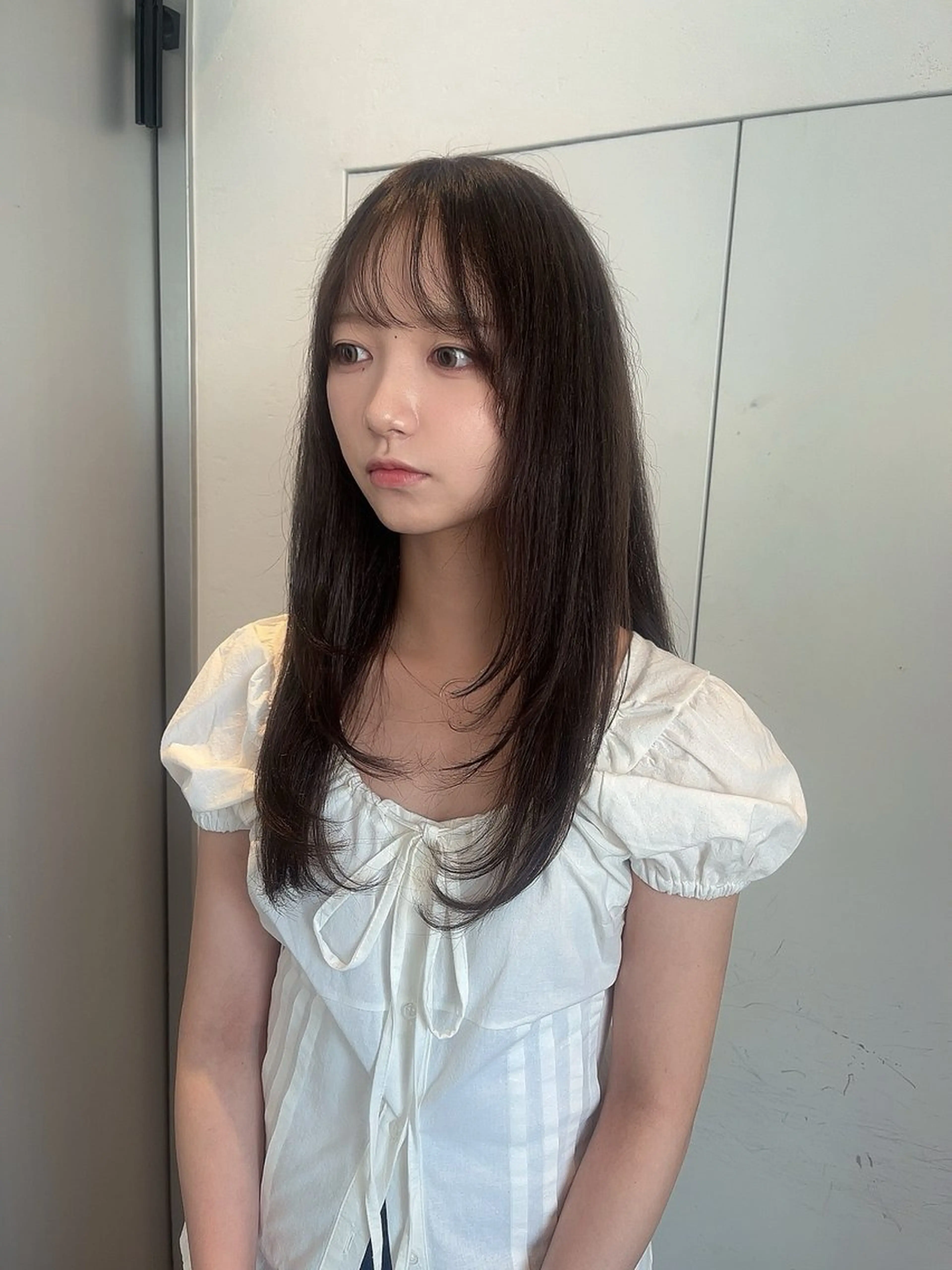 ロング カラー カット ヘアカラー トリートメント ヘアセット ラフィスヘアードープ所属・レイヤーと透明感の アユカ 髪質改善のヘアスタイル