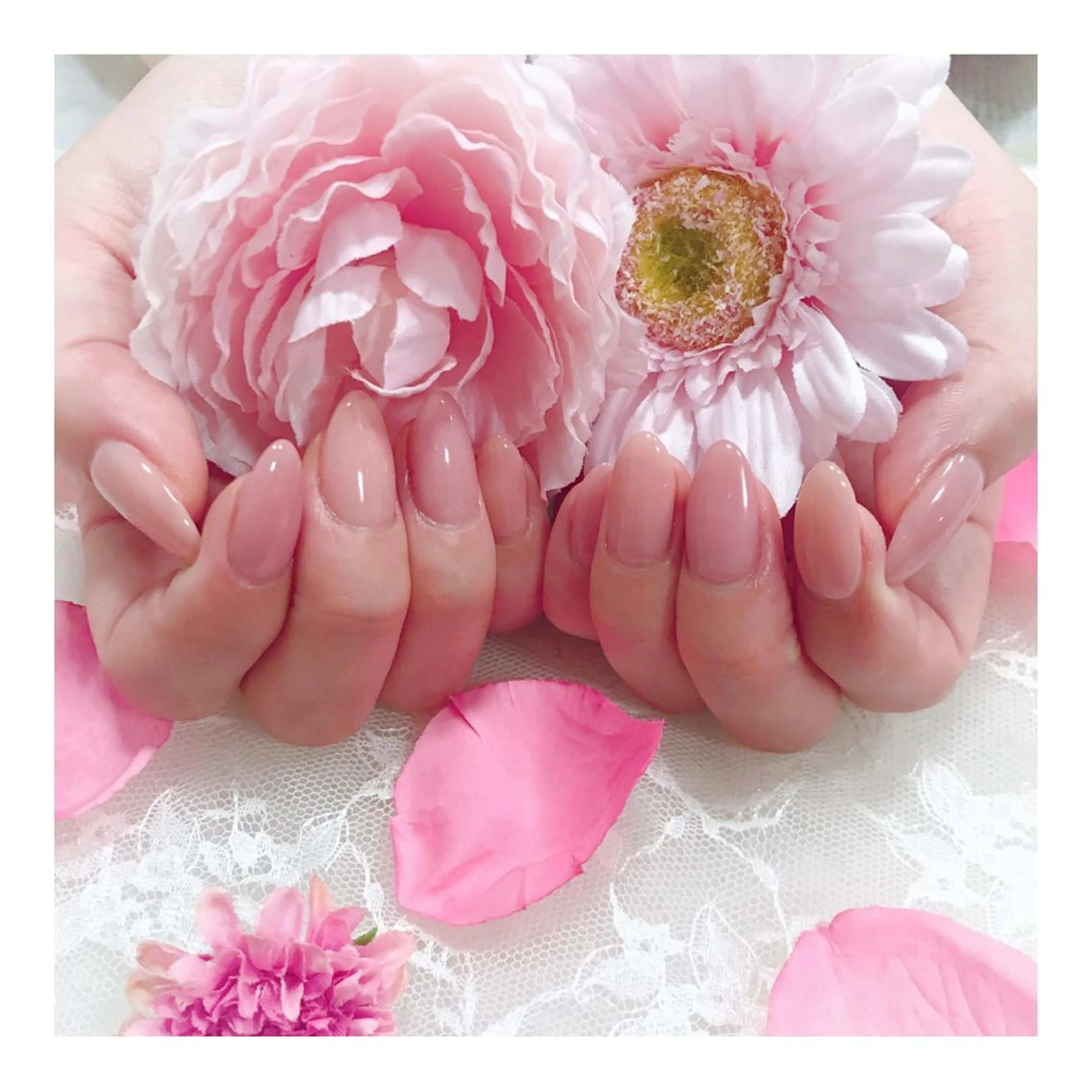 ネイル ワンカラーネイル ピンク Franc2 nail所属・玉造、森ノ宮 fran2 nailのネイルデザイン