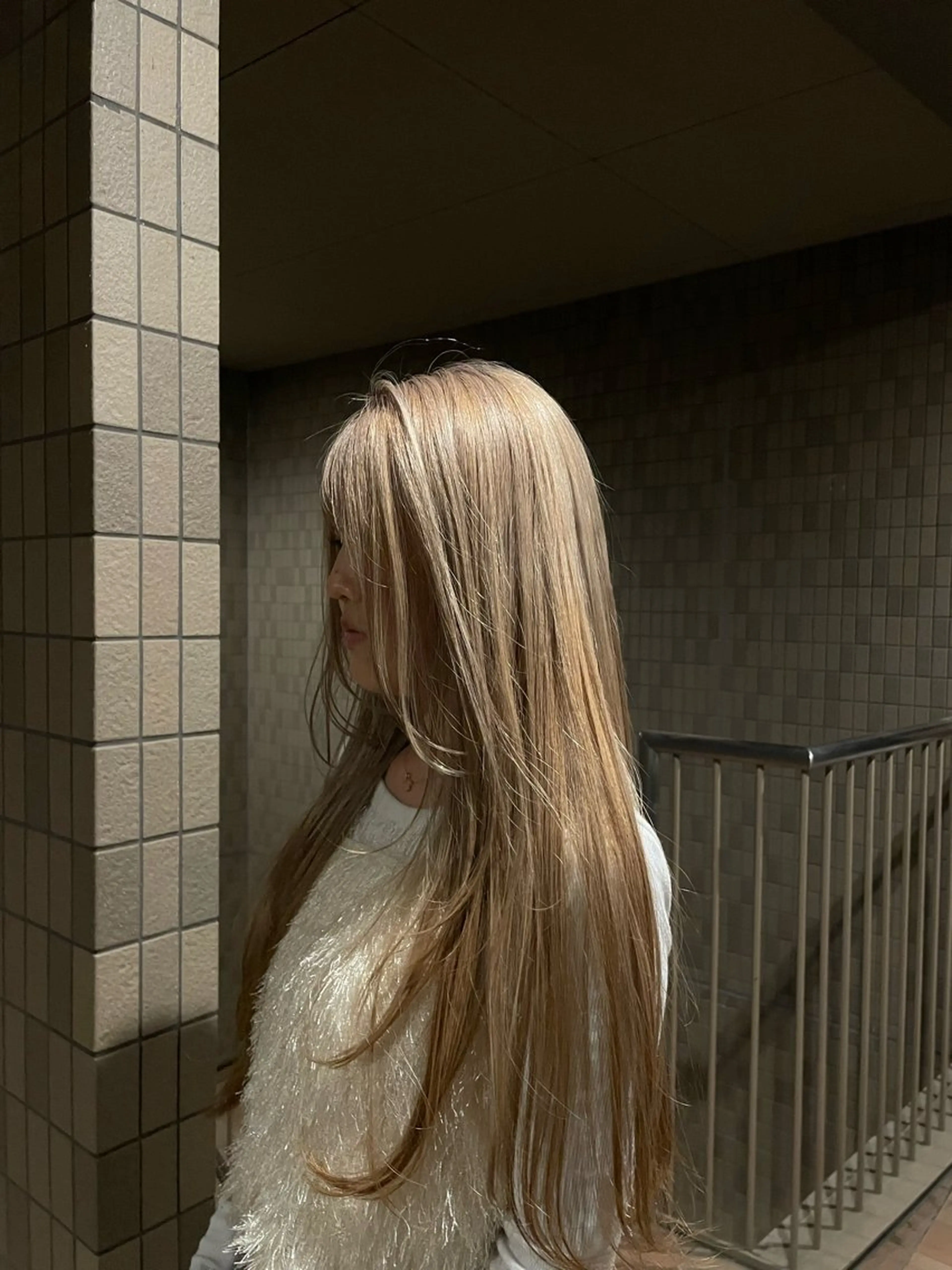 ロング カラー 今井 七虹のヘアスタイル