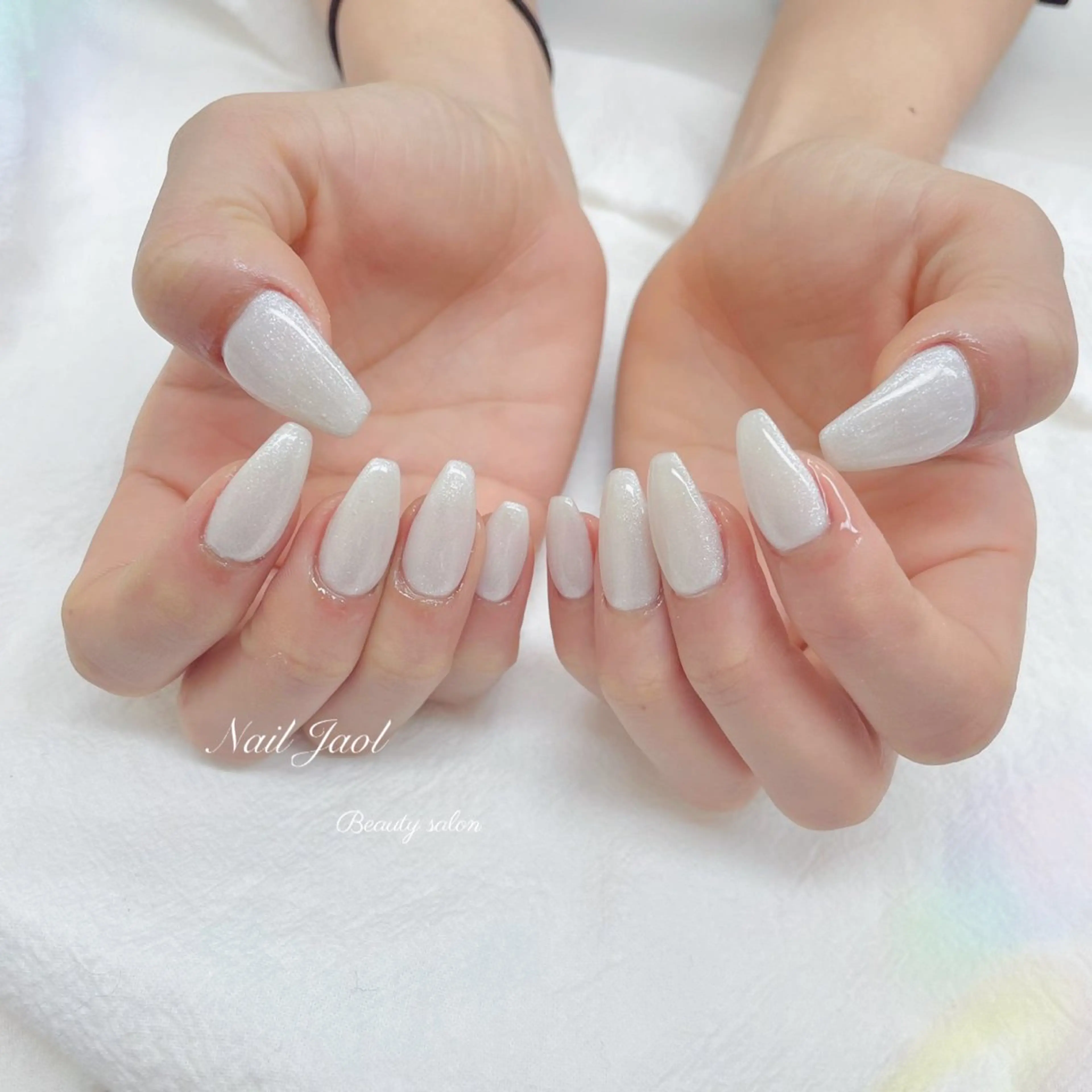 ロング 韓国風ヘア ハンドネイル nail jaol池袋店所属・ネイルJaol 池袋のネイルデザイン
