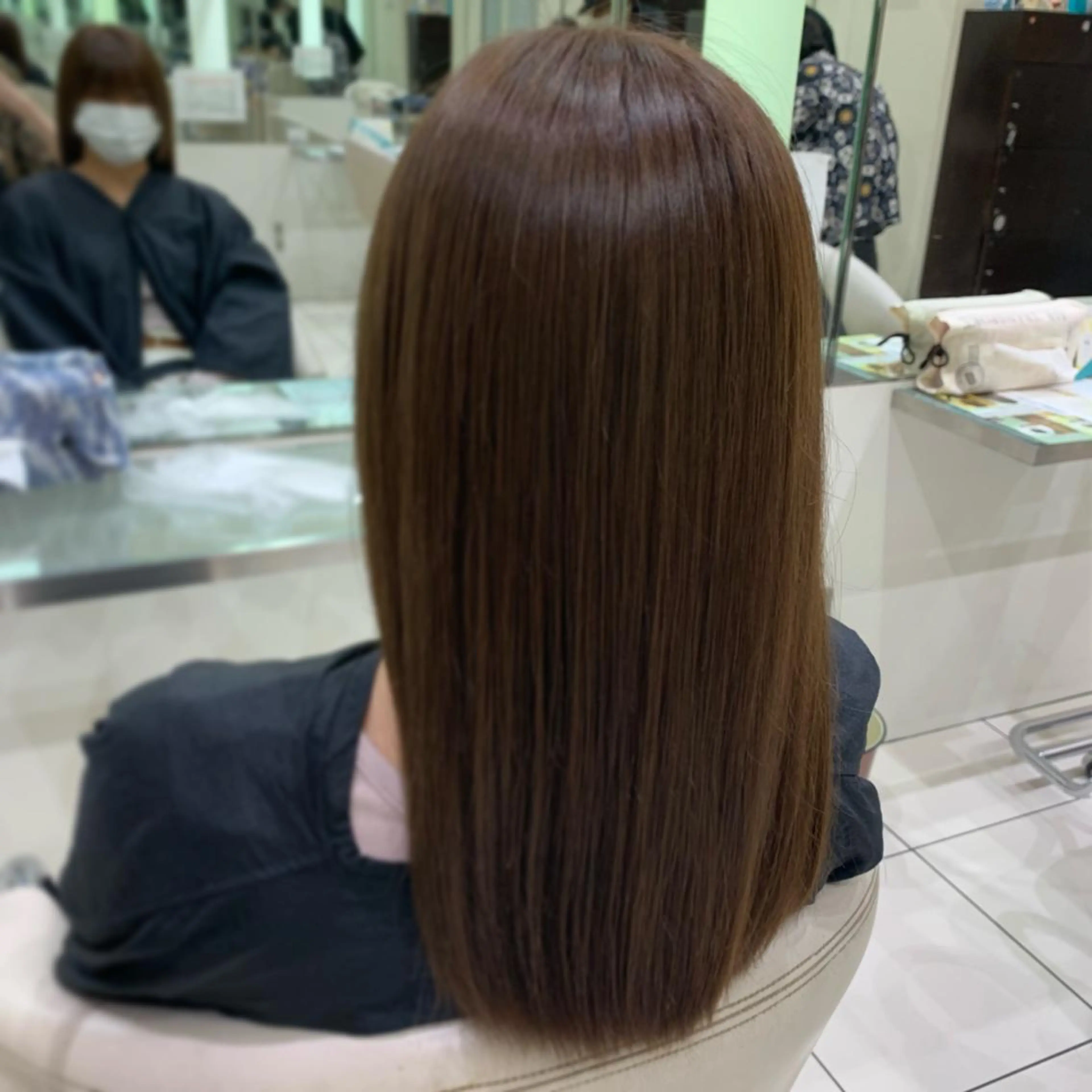 セミロング カラー ベージュカラー 透明感カラー ラベンダーカラー ラベンダーベージュ ヘッドスパ/栄 /久屋大通/岡戸のヘアスタイル