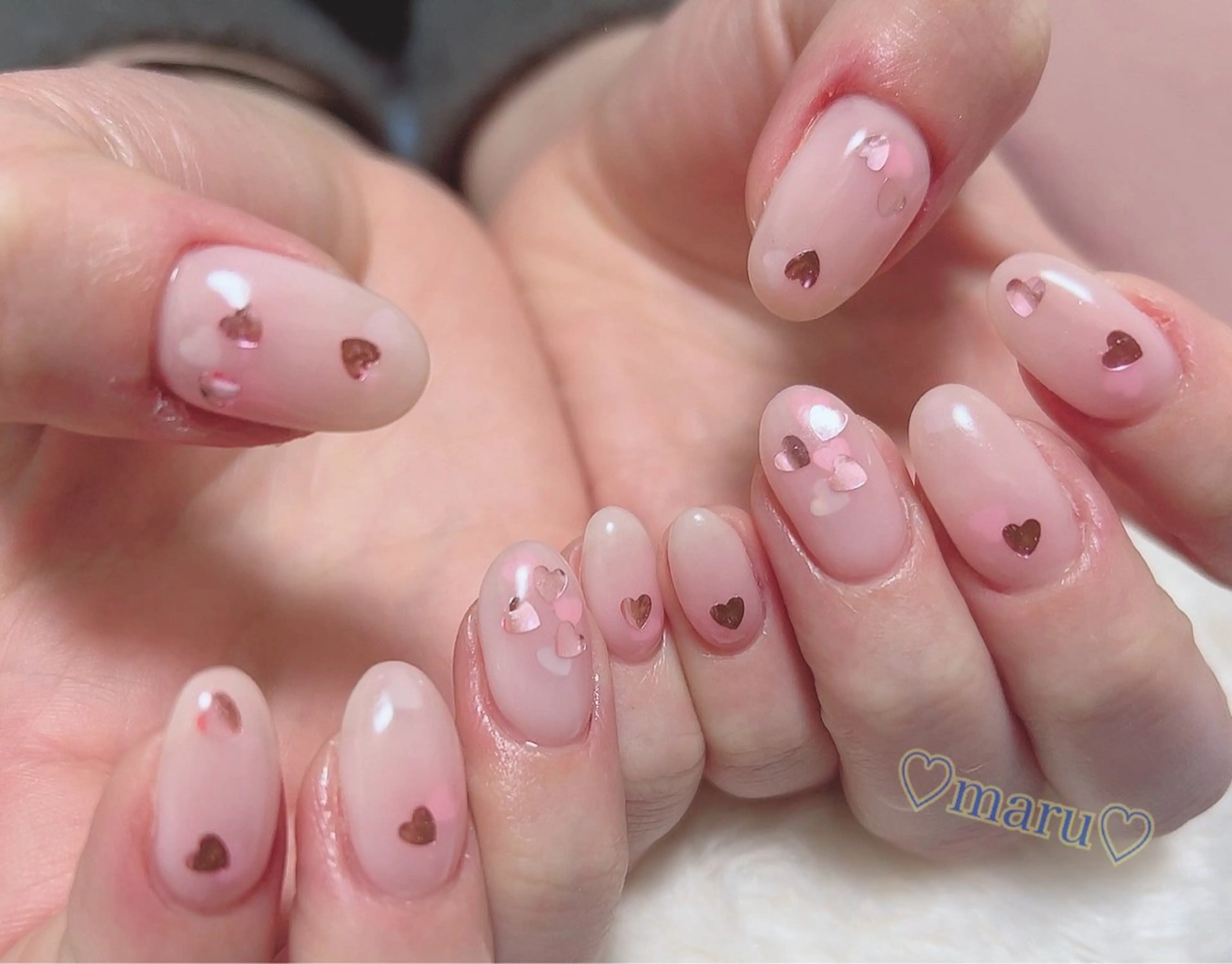 ネイル ハンドネイル フットネイル まるみ ♡のネイルデザイン