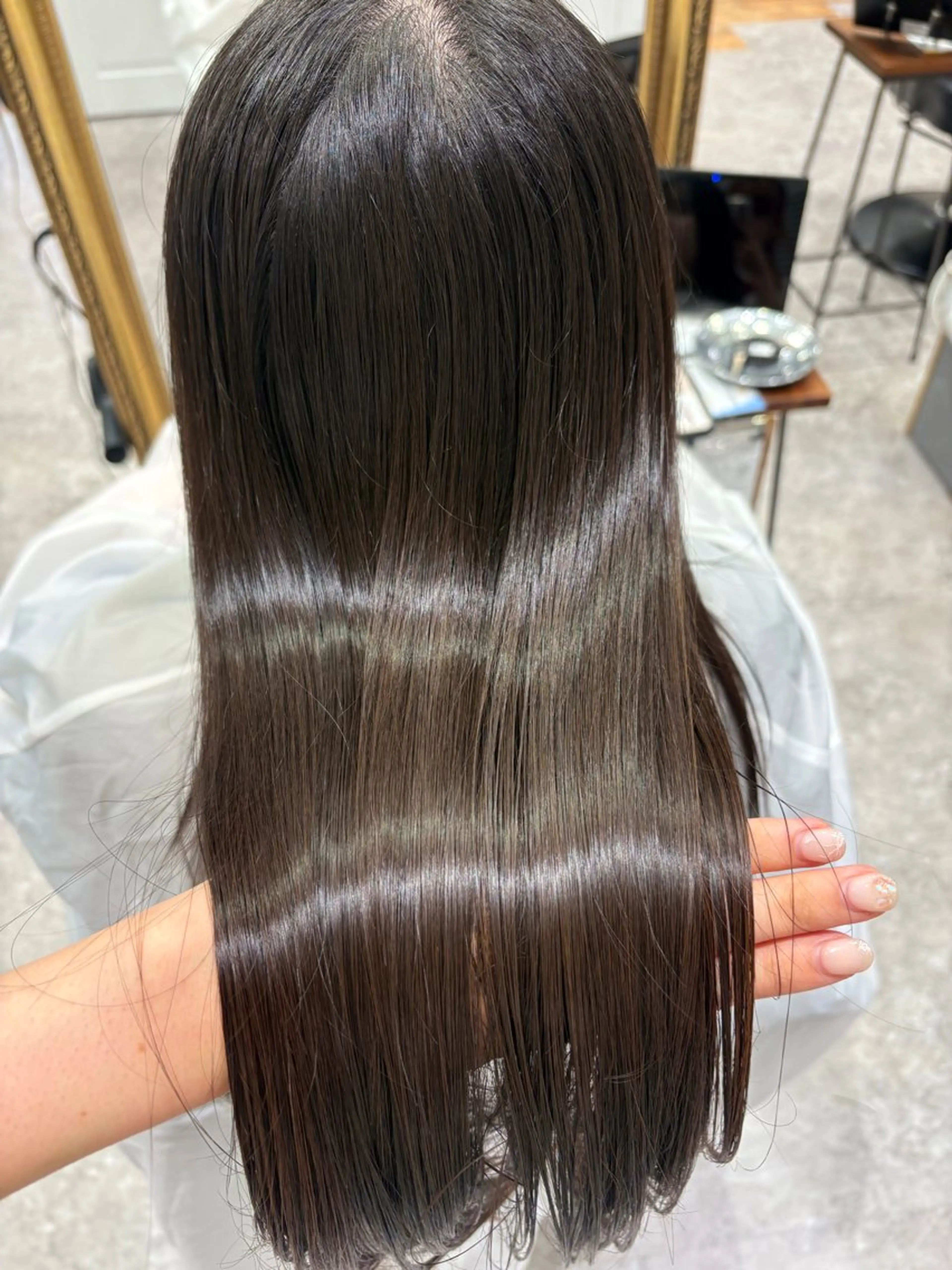 ロング 縮毛矯正 🍒暖色カラー AYANA🍒のヘアスタイル