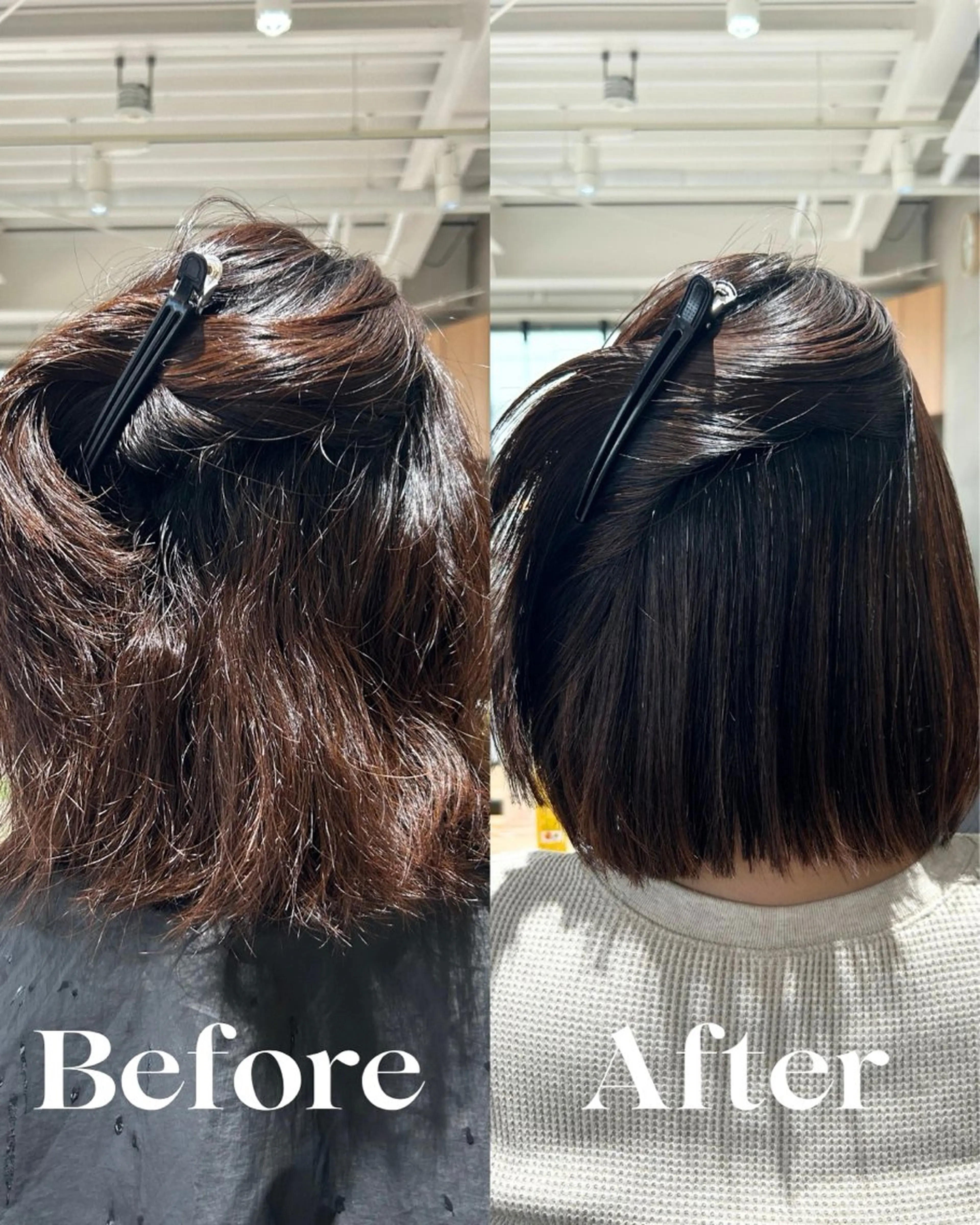 ミディアム 髪質改善 縮毛矯正 茅ヶ崎/縮毛矯正/ ソノカのヘアスタイル