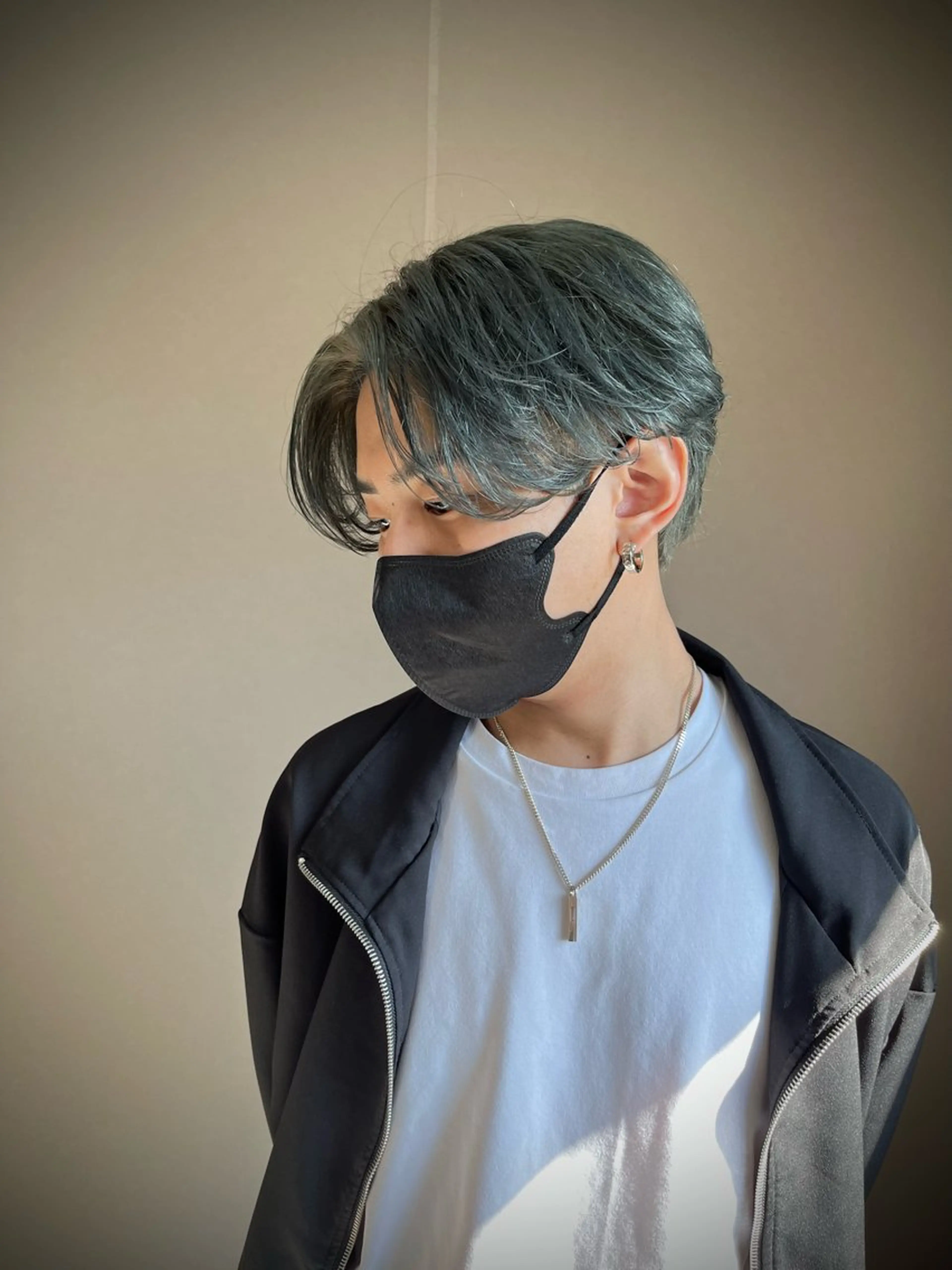 メンズ センターパート カット 韓国ヘア🇰🇷 RYOTAのヘアスタイル