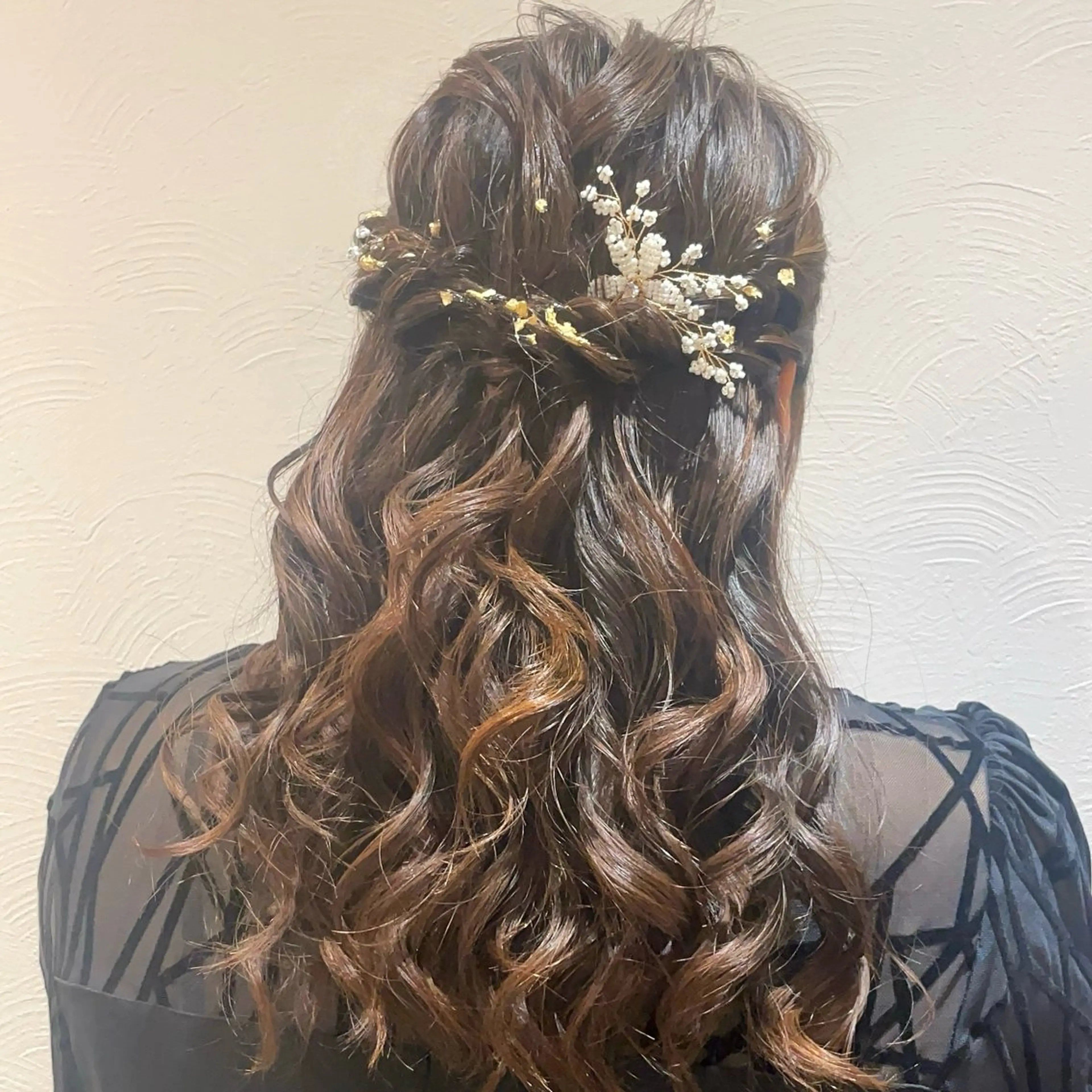 セミロング ヘアアレンジ GOTODAY SHAiRE SALON所属・札幌 ヘアアレンジ 🍎 タナカセリナのヘアスタイル