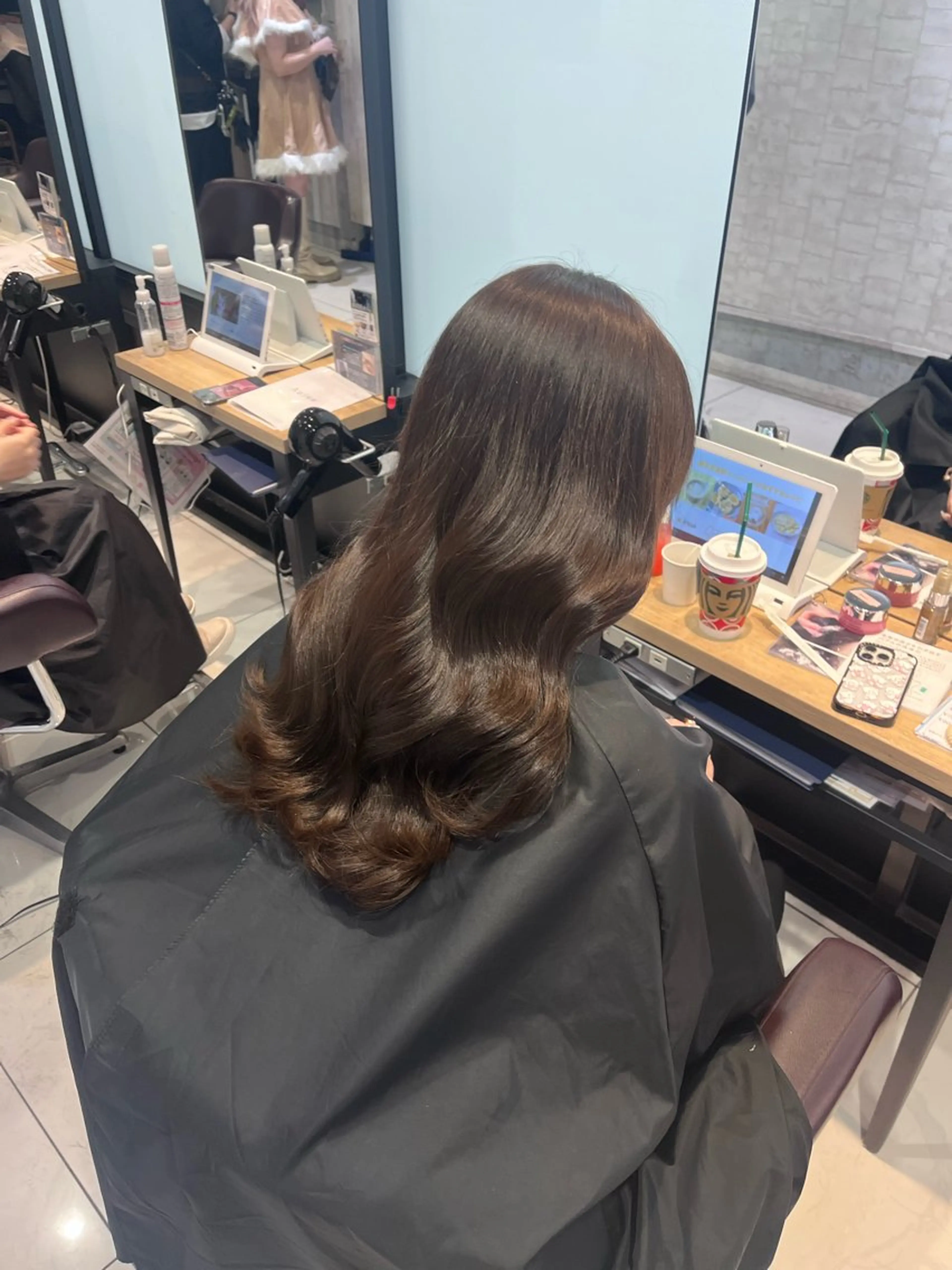 ロング カラー カット ヘアカラー 🩰モテ艶girly ヘア🐇彩香‎🪡♡のヘアスタイル