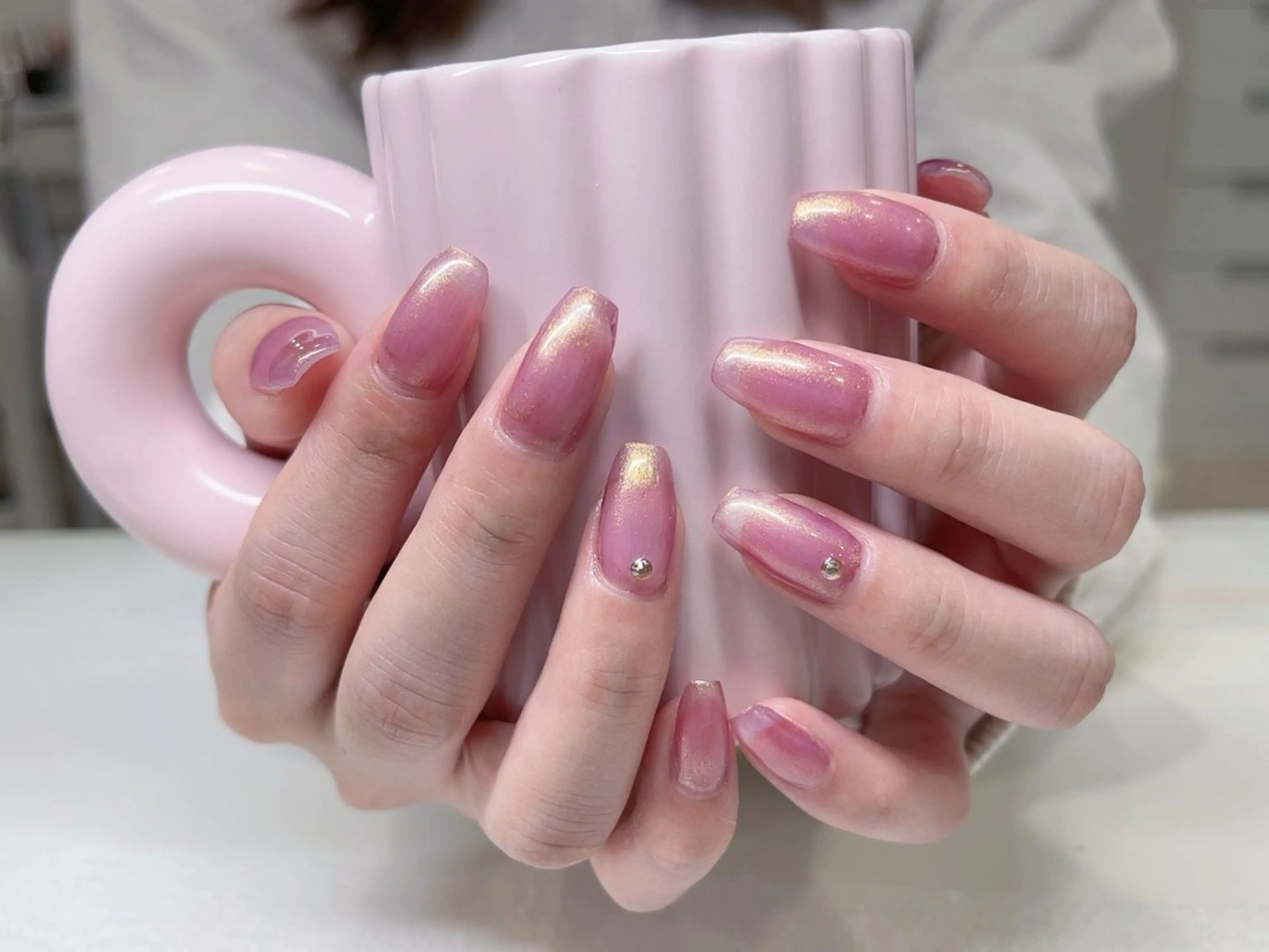 ネイル ストーンネイル Nail Salon KINA 心斎橋店のネイルデザイン