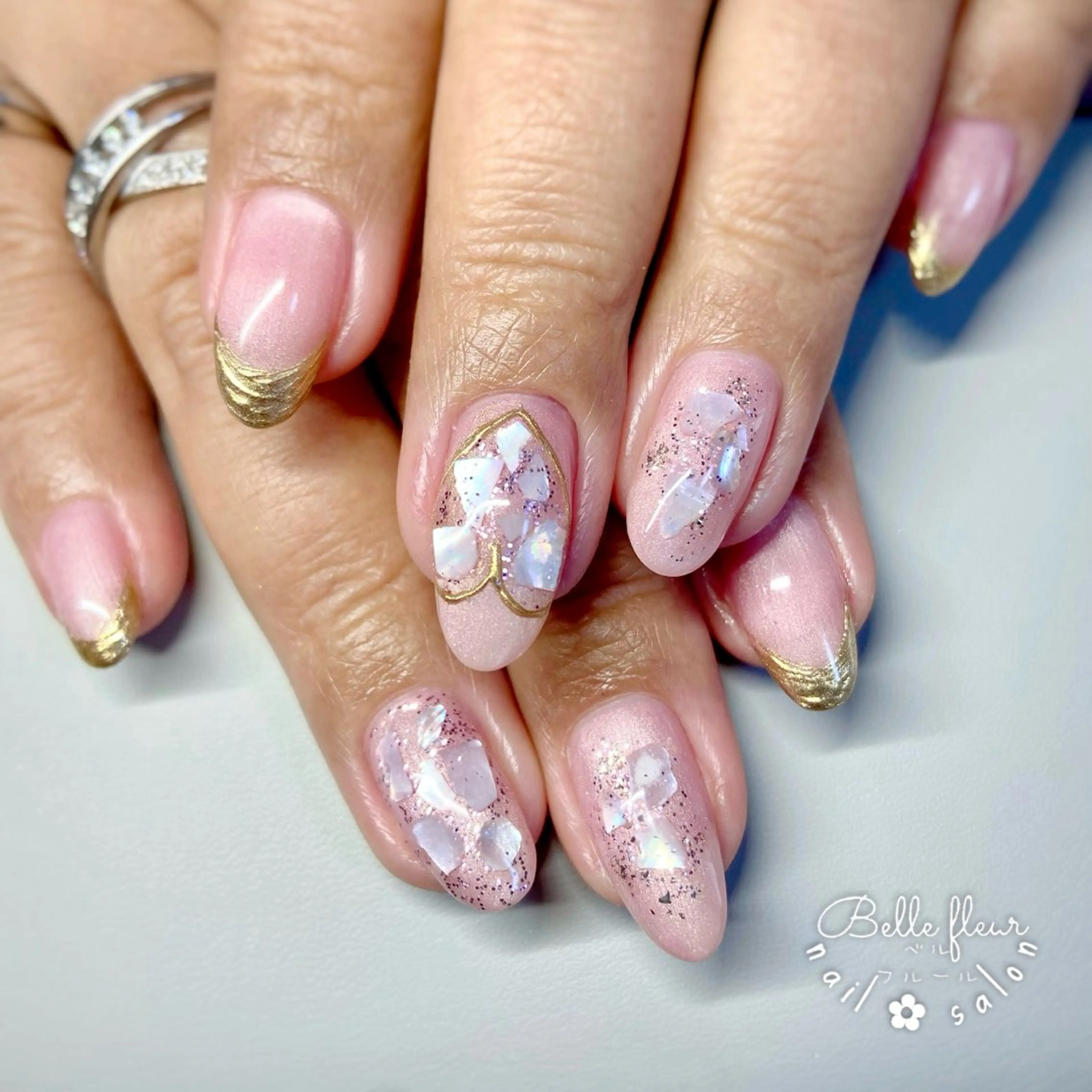 ネイル 持ち込み ハンドネイル ﾈｲﾙｻﾛﾝ Bellefleurのネイルデザイン