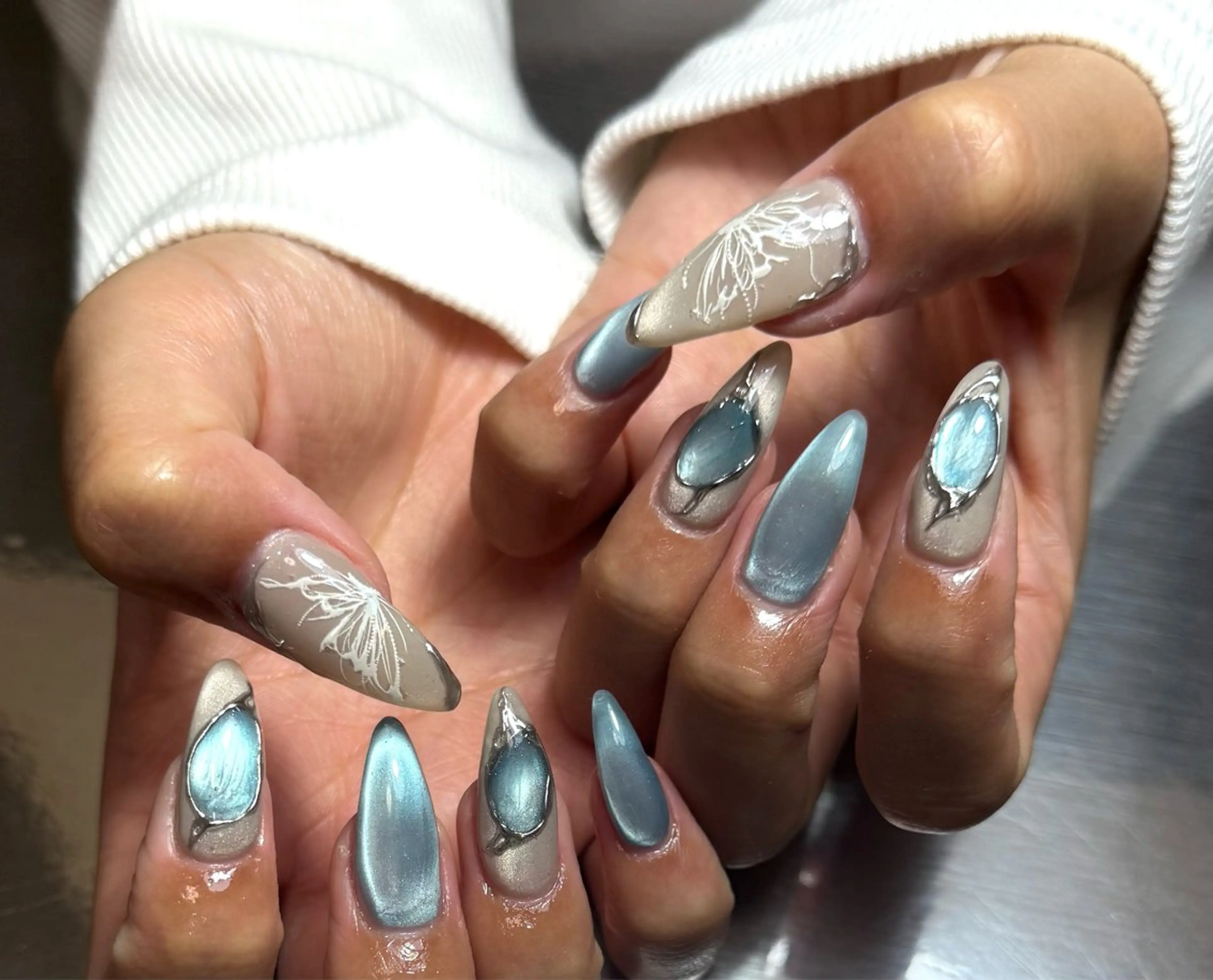 ジェルネイル:ご新規様マグネットワンカラーネイル(オフ込み)￥5800→¥5100✨の写真