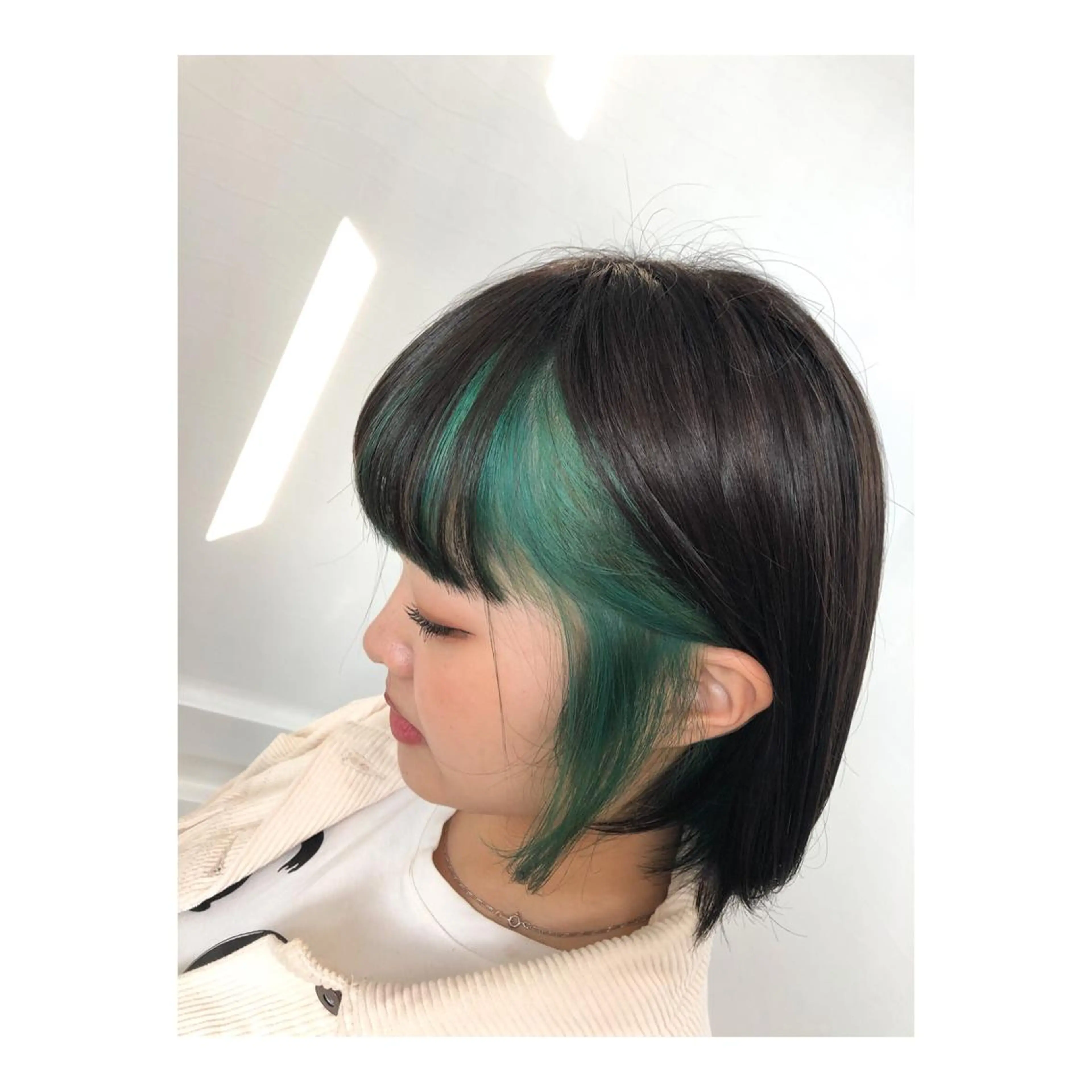ミディアム カラー YUIMARL なつきのヘアスタイル