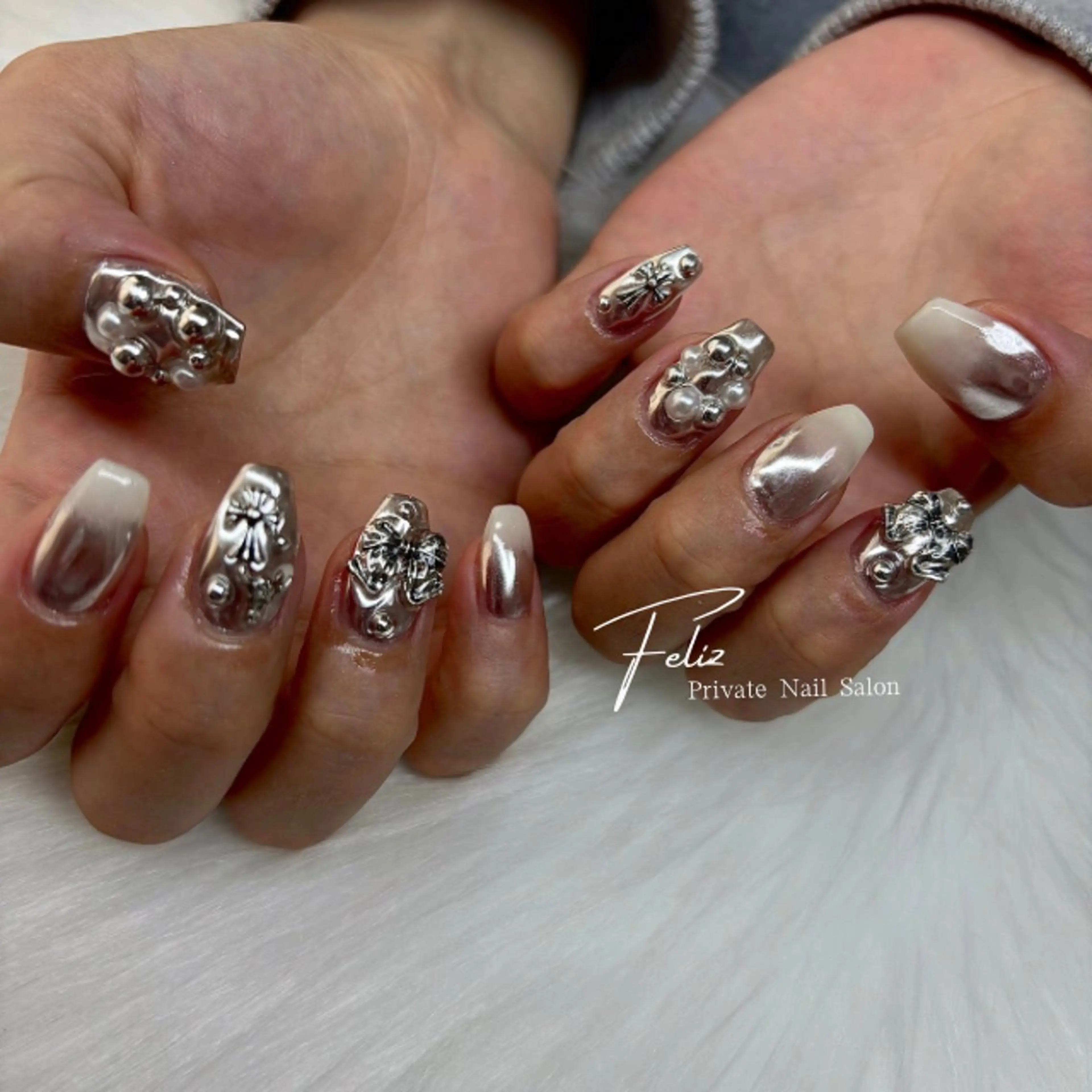 ネイル ハンドネイル ハンドケア Feliz所属・Feliz 楽しいネイルサロンのネイルデザイン