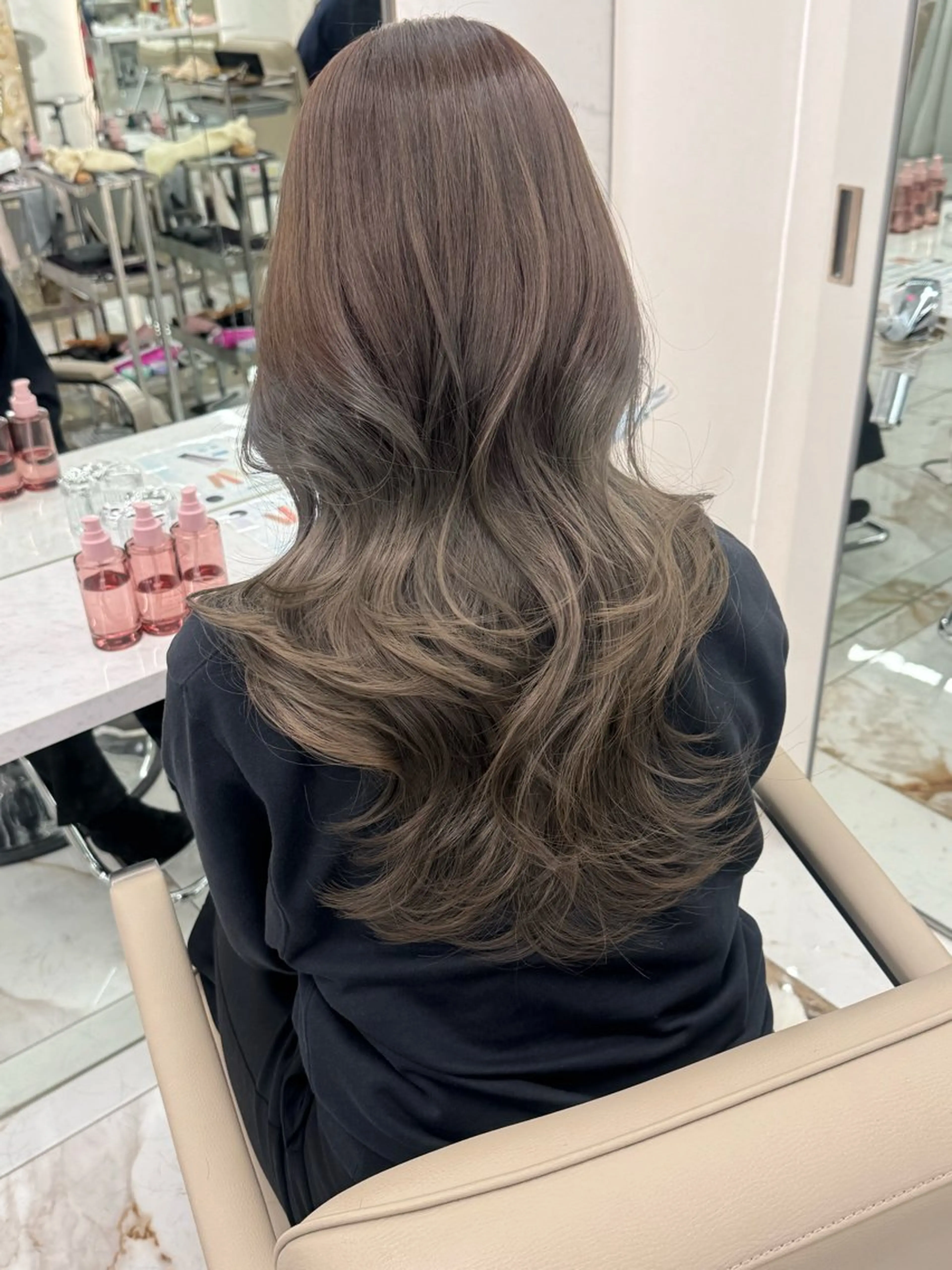 ロング カラー カット ヘアカラー トリートメント 栄美容師 ケントのヘアスタイル