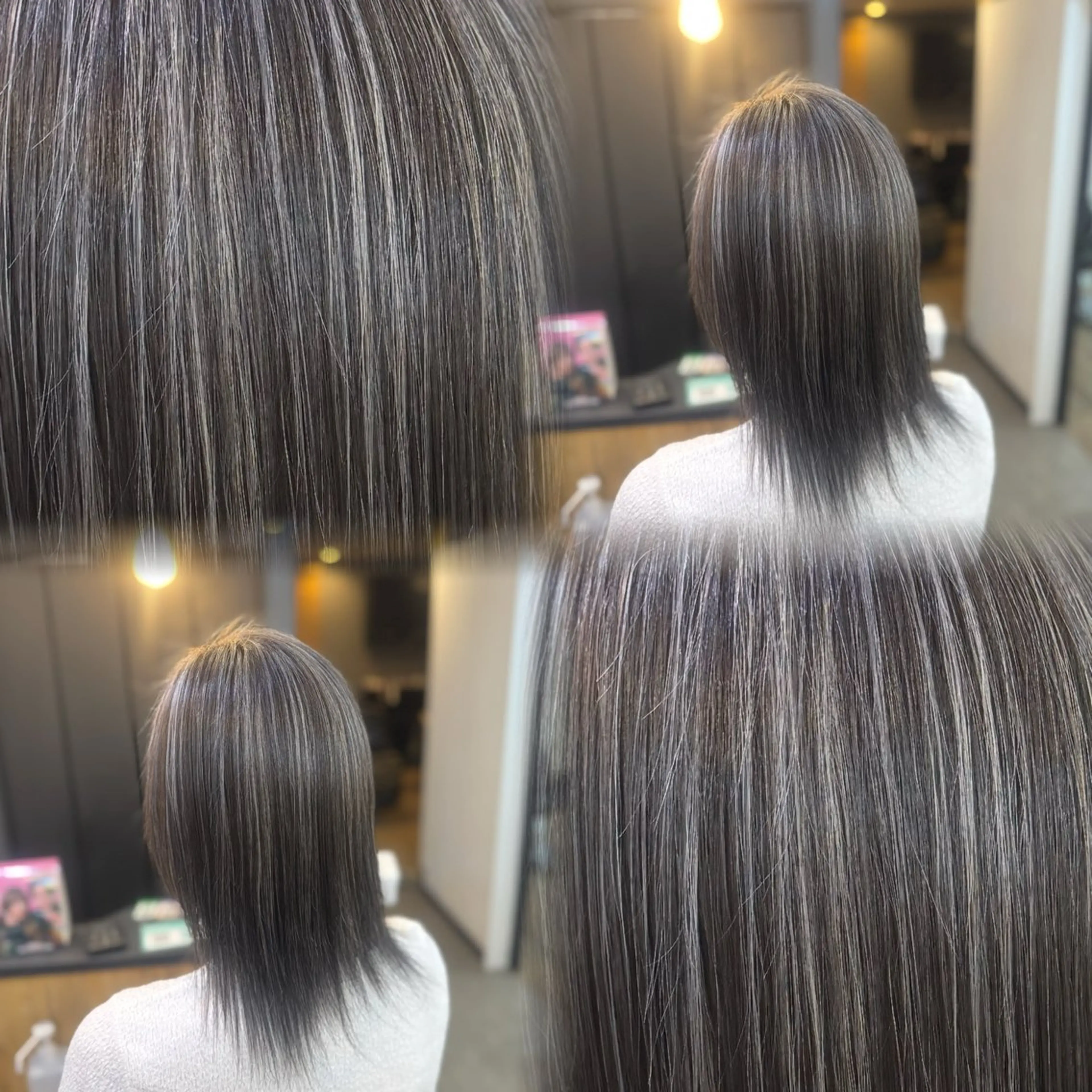 ショート カラー ヘアカラー 髙橋 李里亜のヘアスタイル