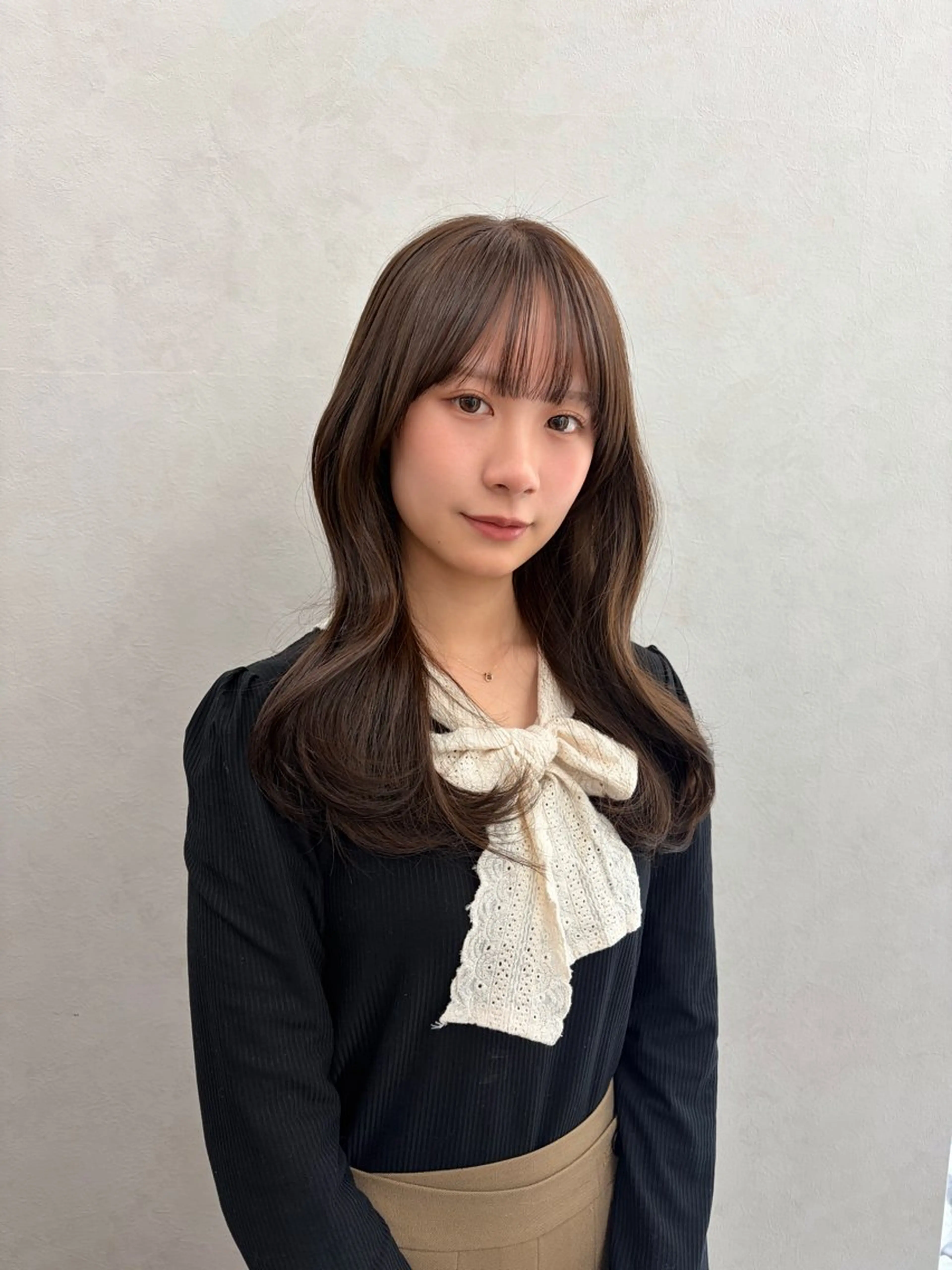 〚🍁11月・12月限定🍁〛似合わせカット＋艶々カラー＋3stepトリートメントの写真