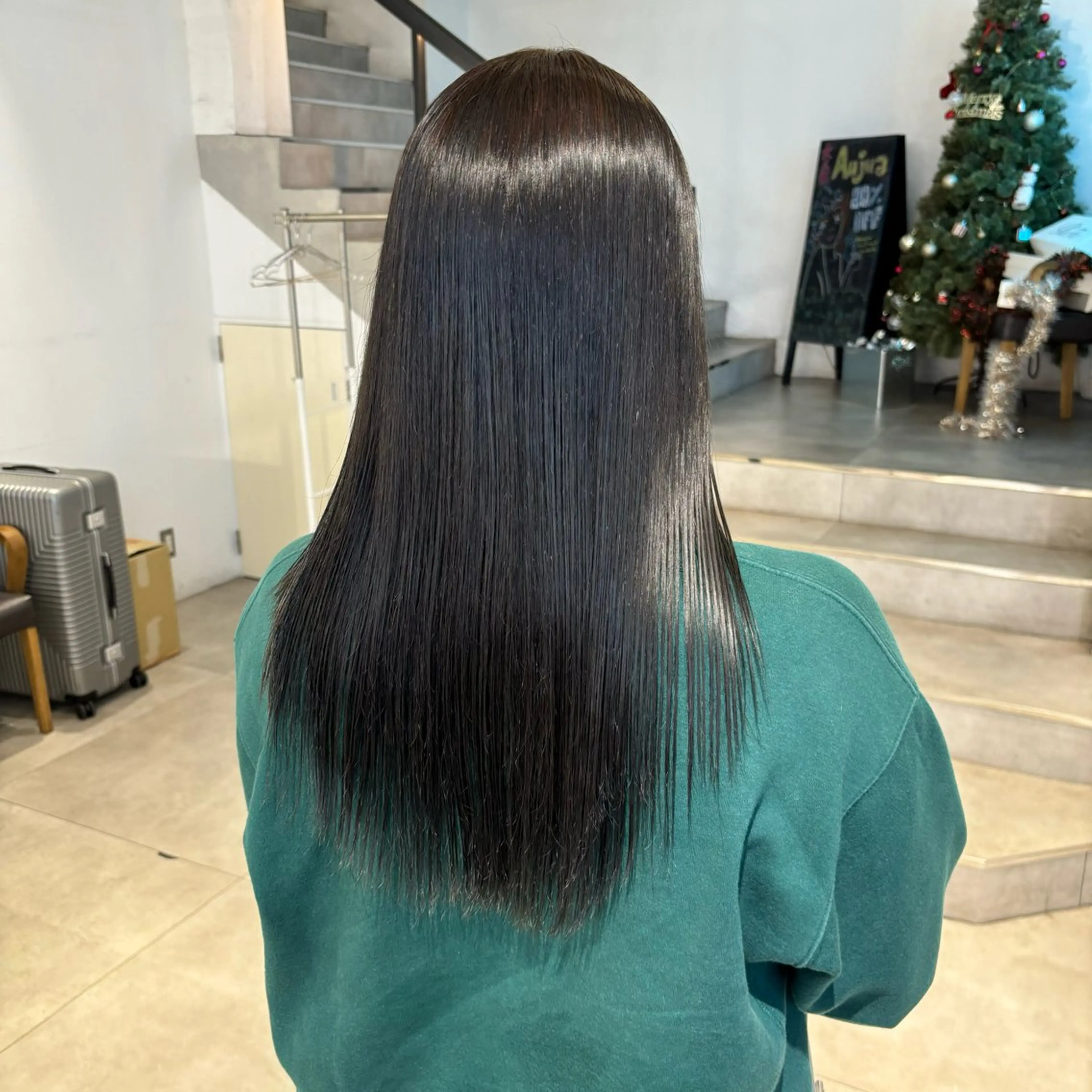 ロング カラー ヘアカラー 縮毛矯正 メンズパーマ/ メッシュ📍ユリのヘアスタイル