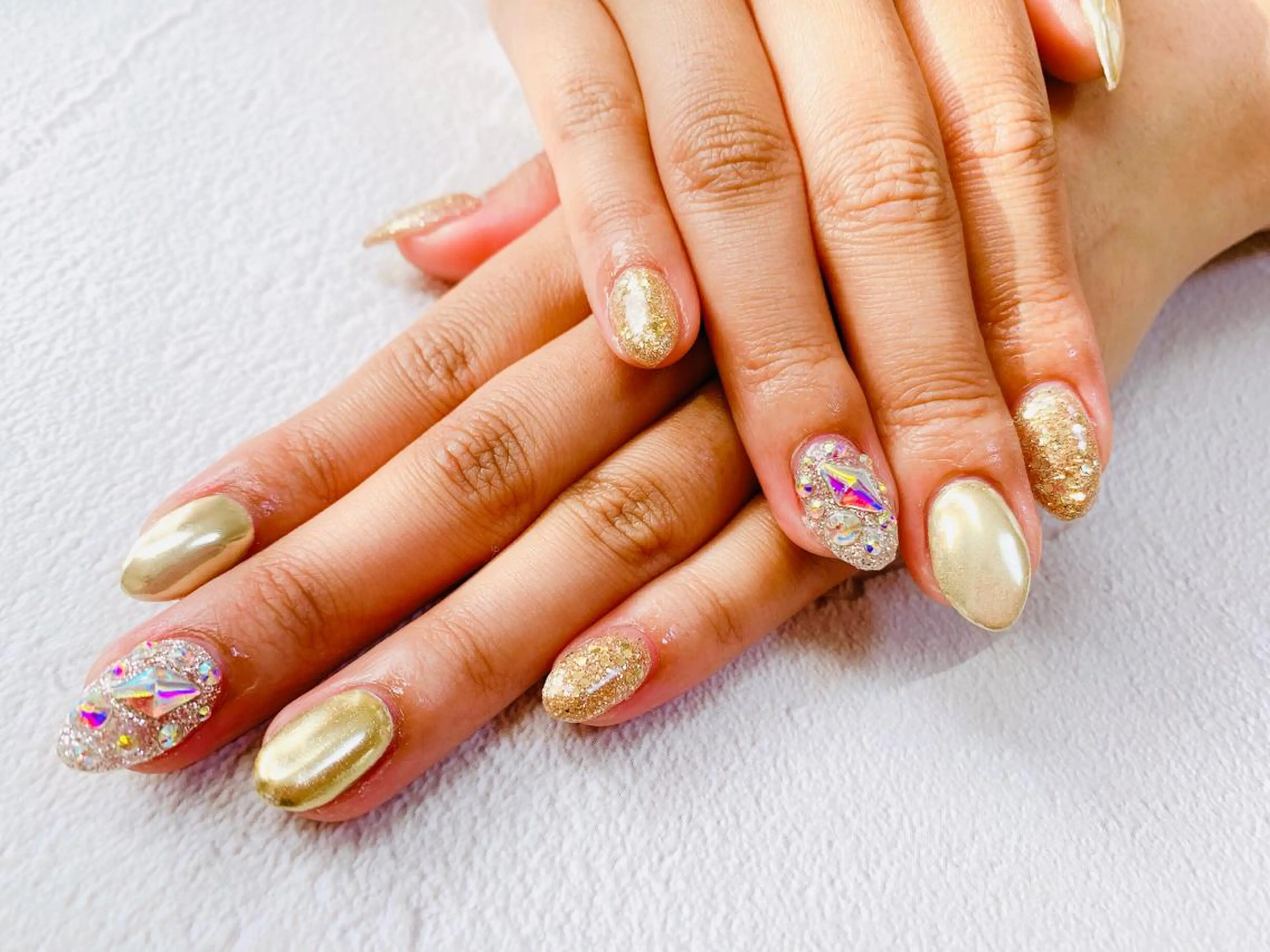 ネイル キラキラネイル ハンドネイル 痩身/脱毛/ネイル HARUKAのエステ・リラクイメージ