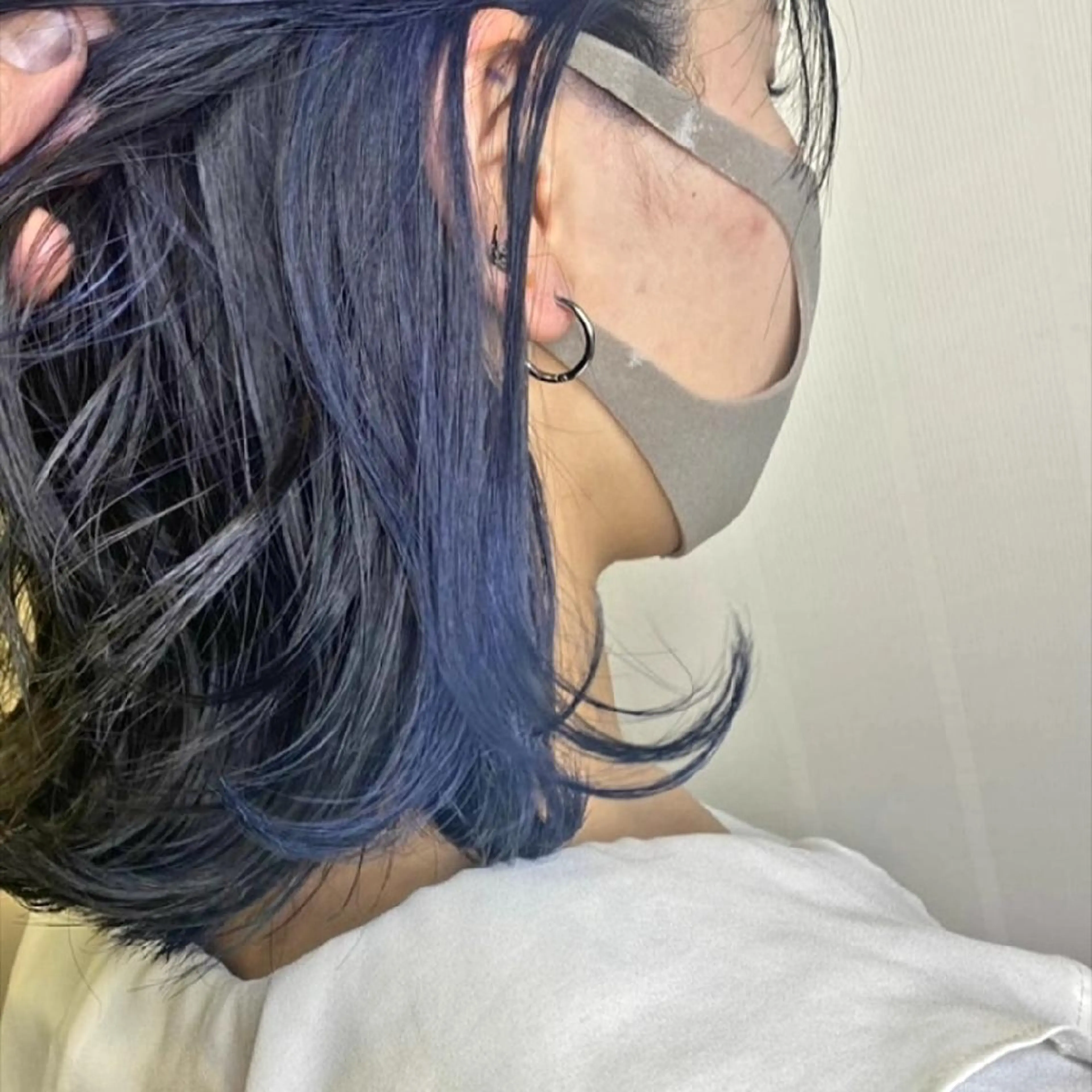 ミディアム アッシュ メテオ取扱✨美髪 矯正✨HiroNYのヘアスタイル