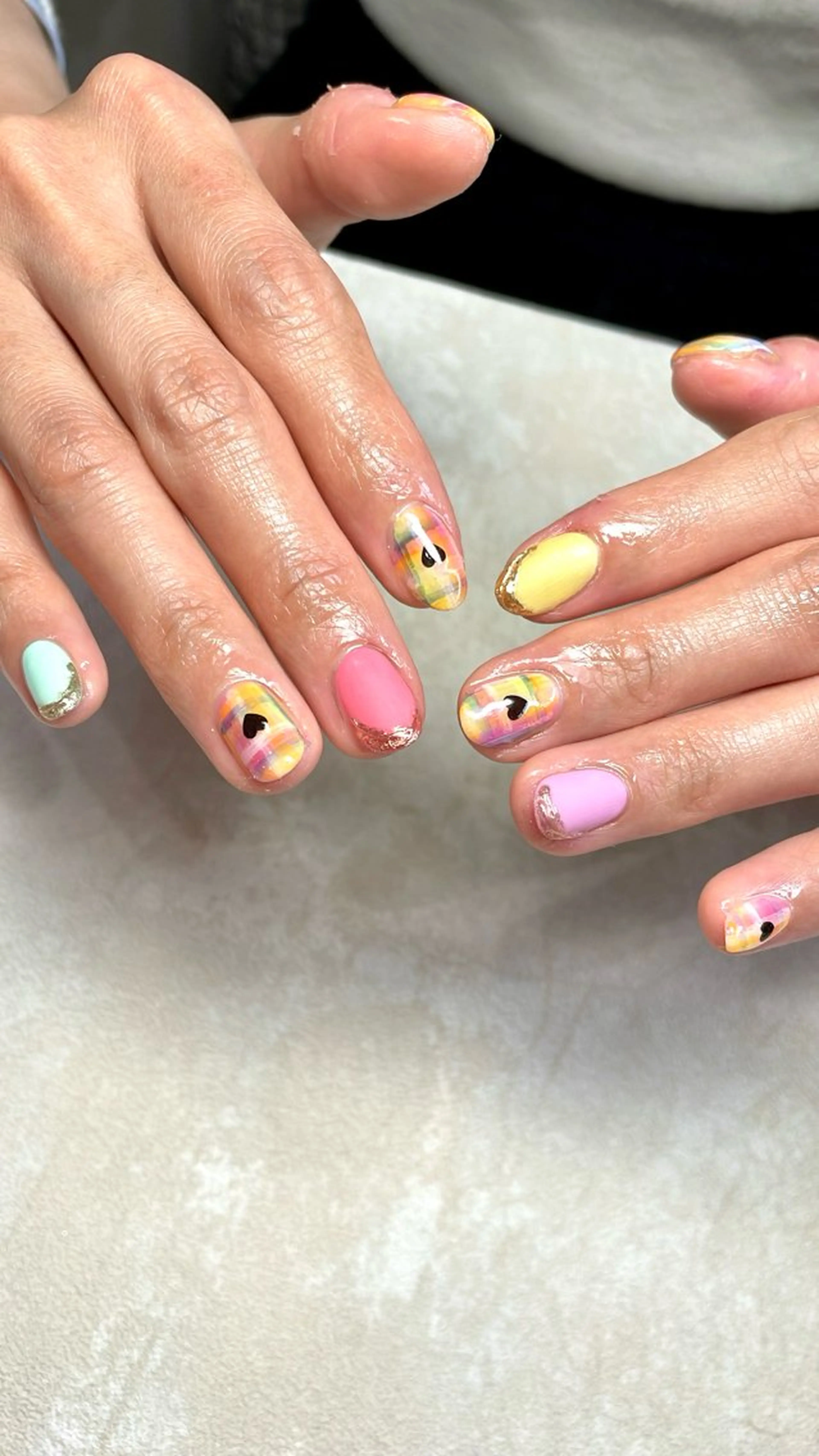 ネイル アートネイル ハンドネイル lemon nailレモンネイルのネイルデザイン