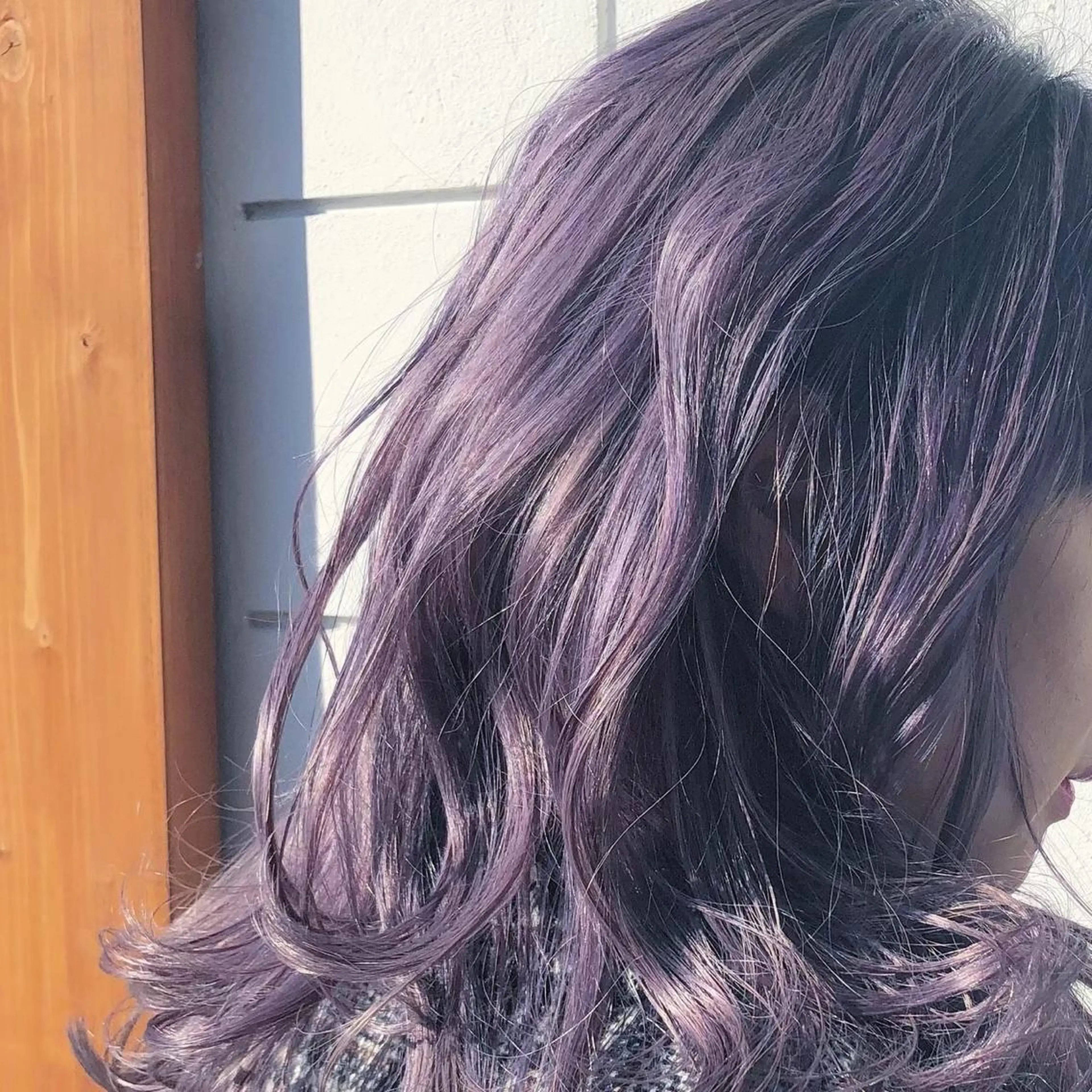 セミロング カラー おおたけ あゆみのヘアスタイル
