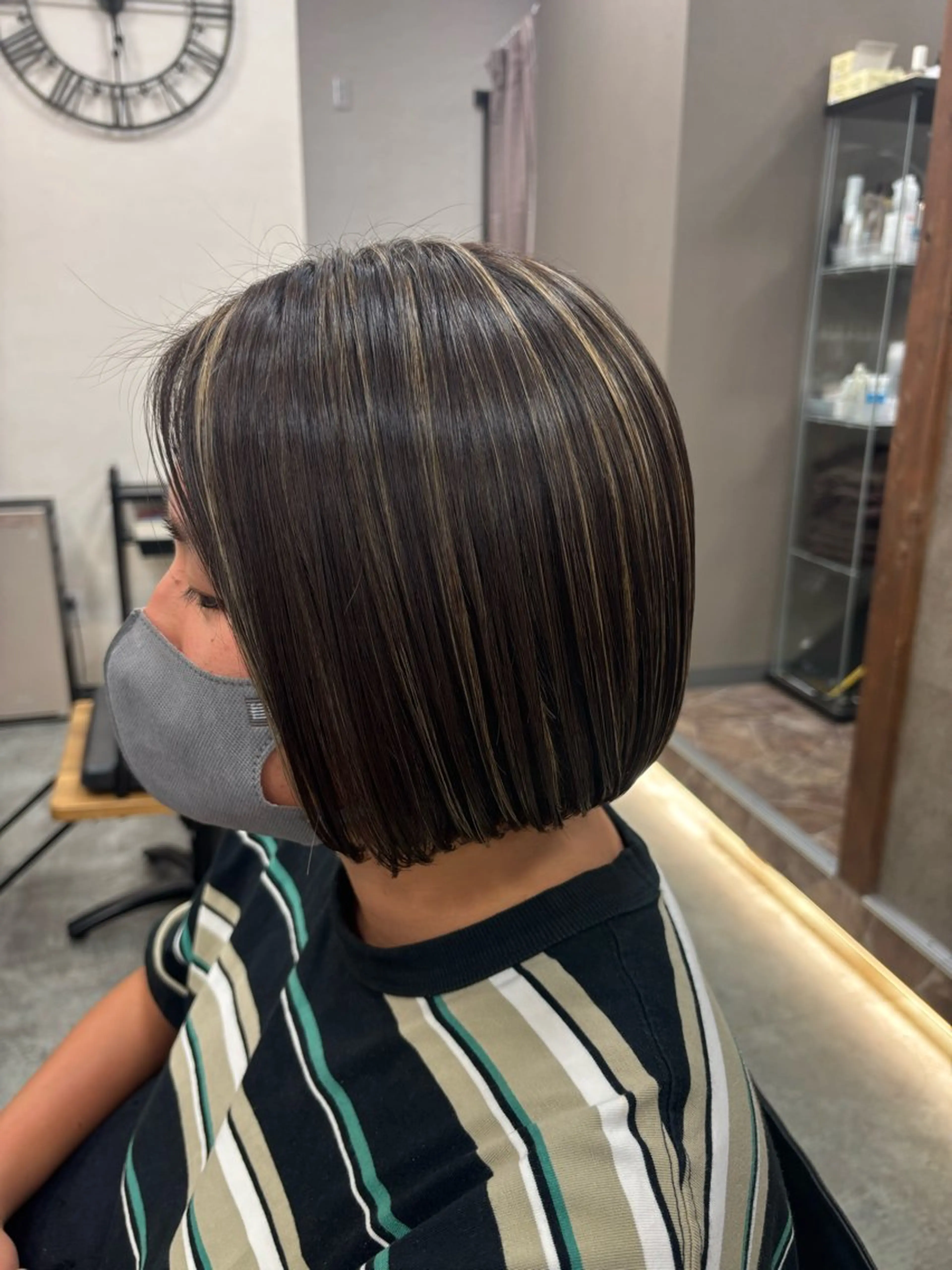 ショート ショートボブ ボブ 髪質改善 レイヤーカット ショートヘア 市毛 結菜のヘアスタイル
