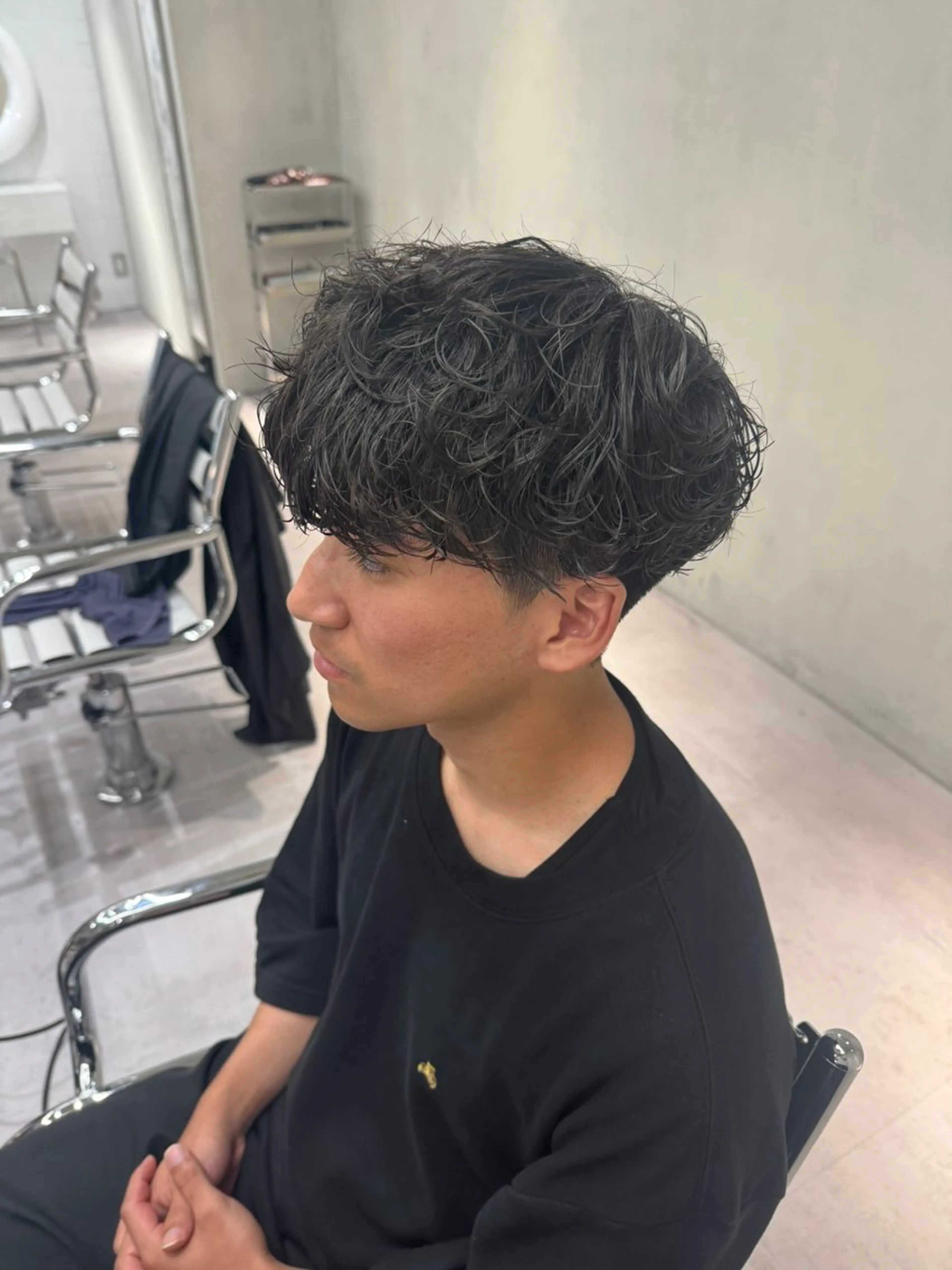 パーマ メンズ メンズパーマ メンズサロンU所属・ブリーチ/パーマ特化 片平和寿のヘアスタイル