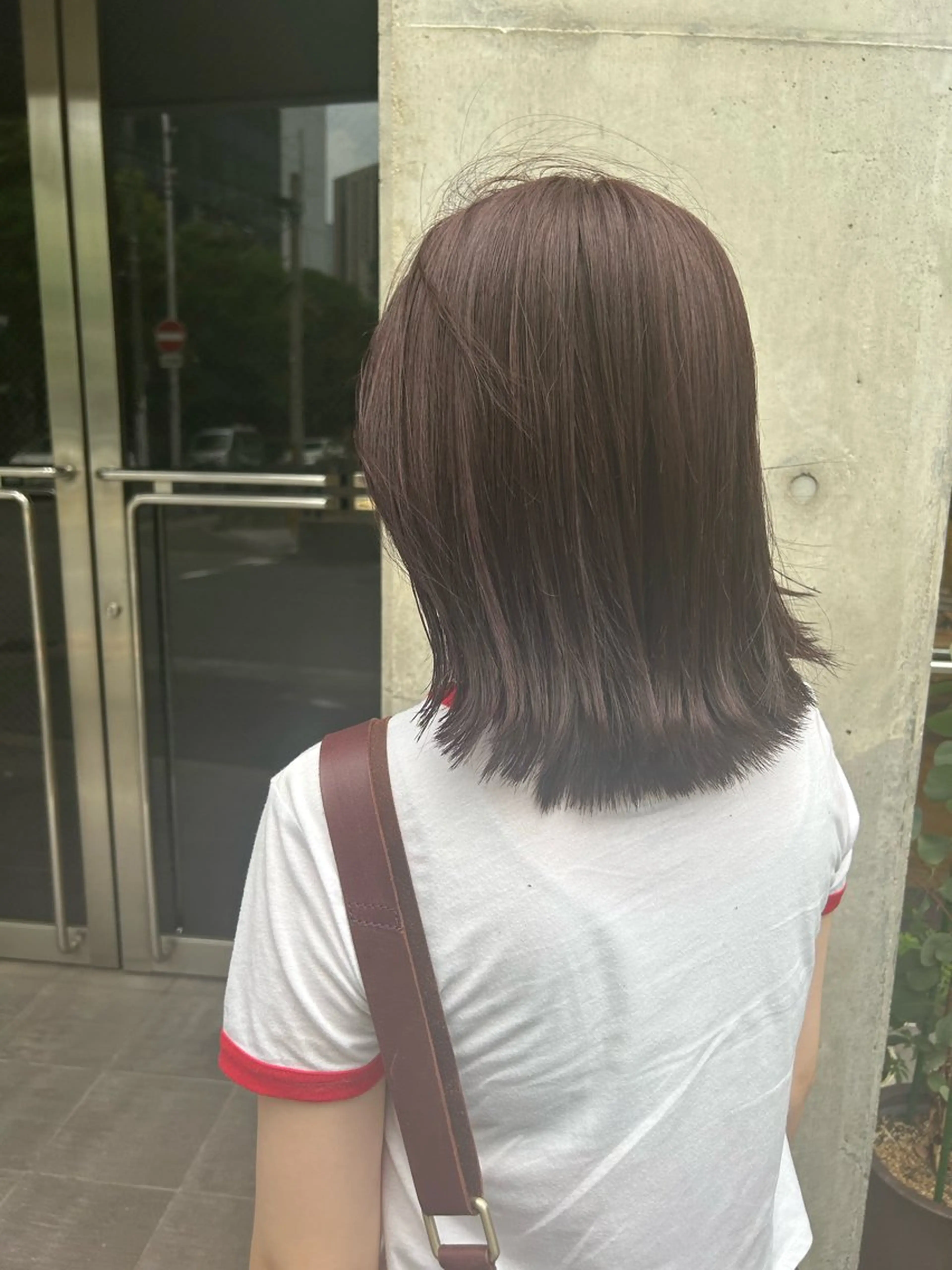 ミディアム カラー レイヤーパーマ/ 顔周りカット🎀メイのヘアスタイル