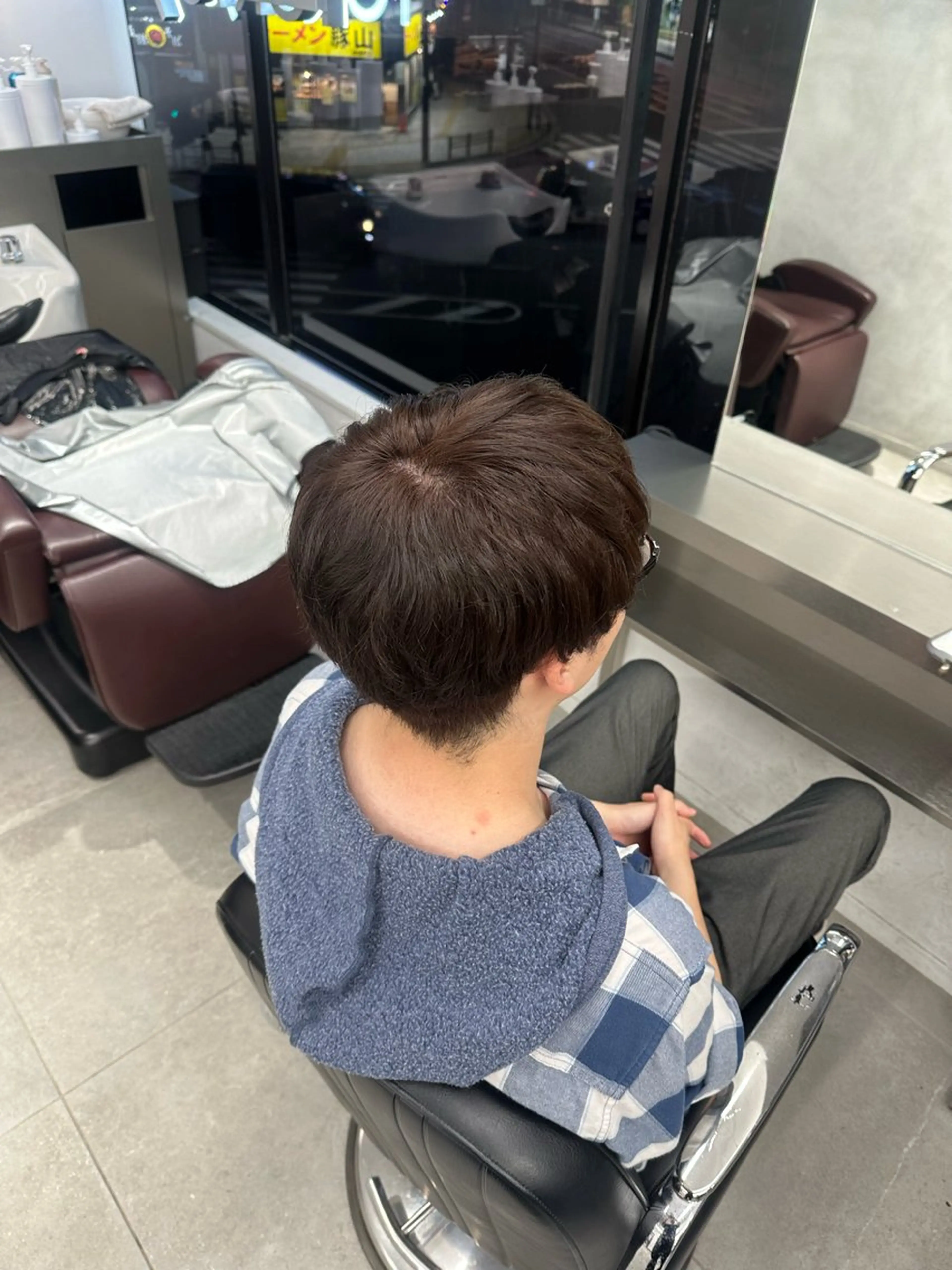 メンズ限定カラー＆トリートメント カット❌の写真