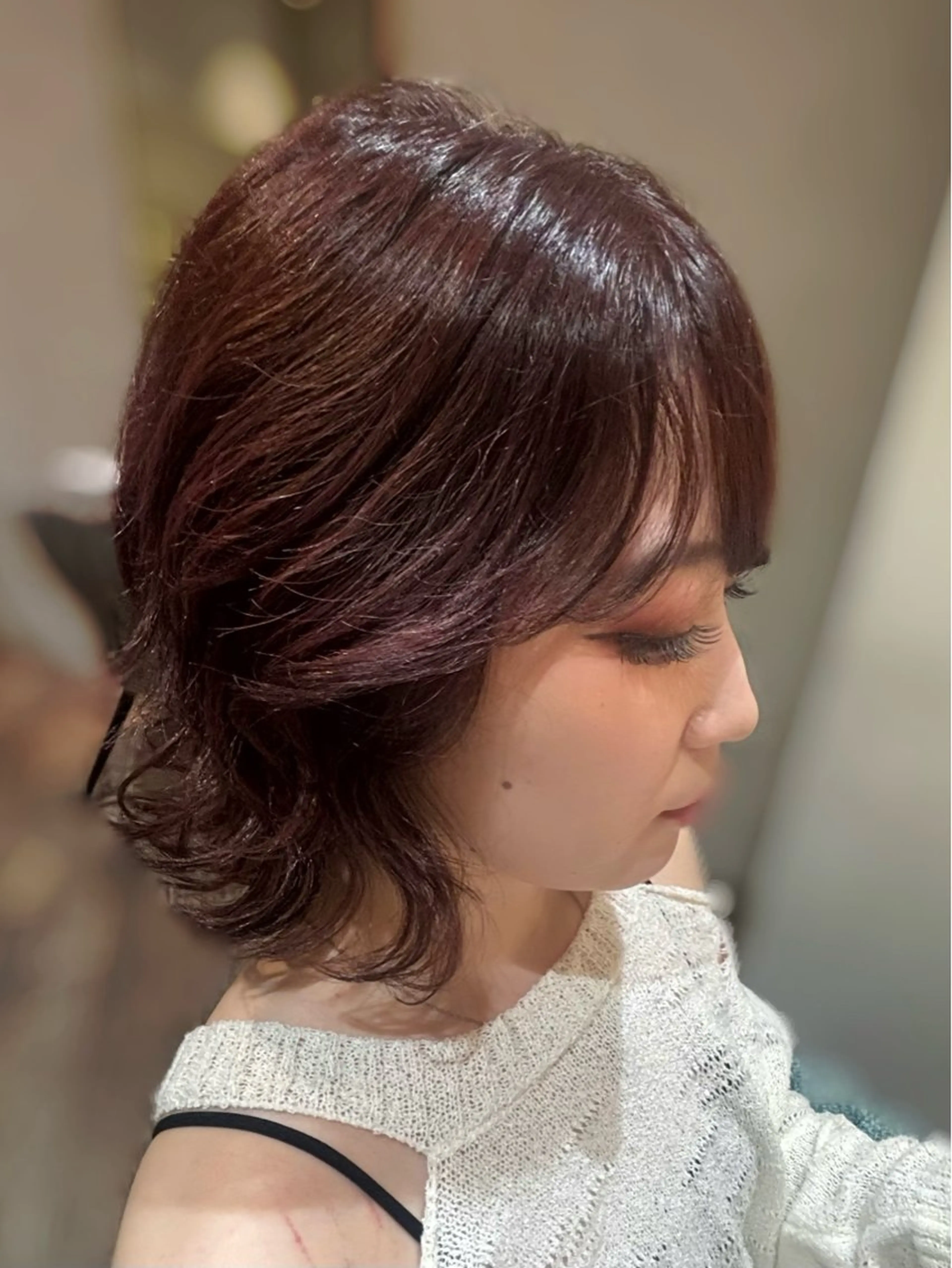 ミディアム Totia 福島所属・ちはる /カラー🌷のヘアスタイル
