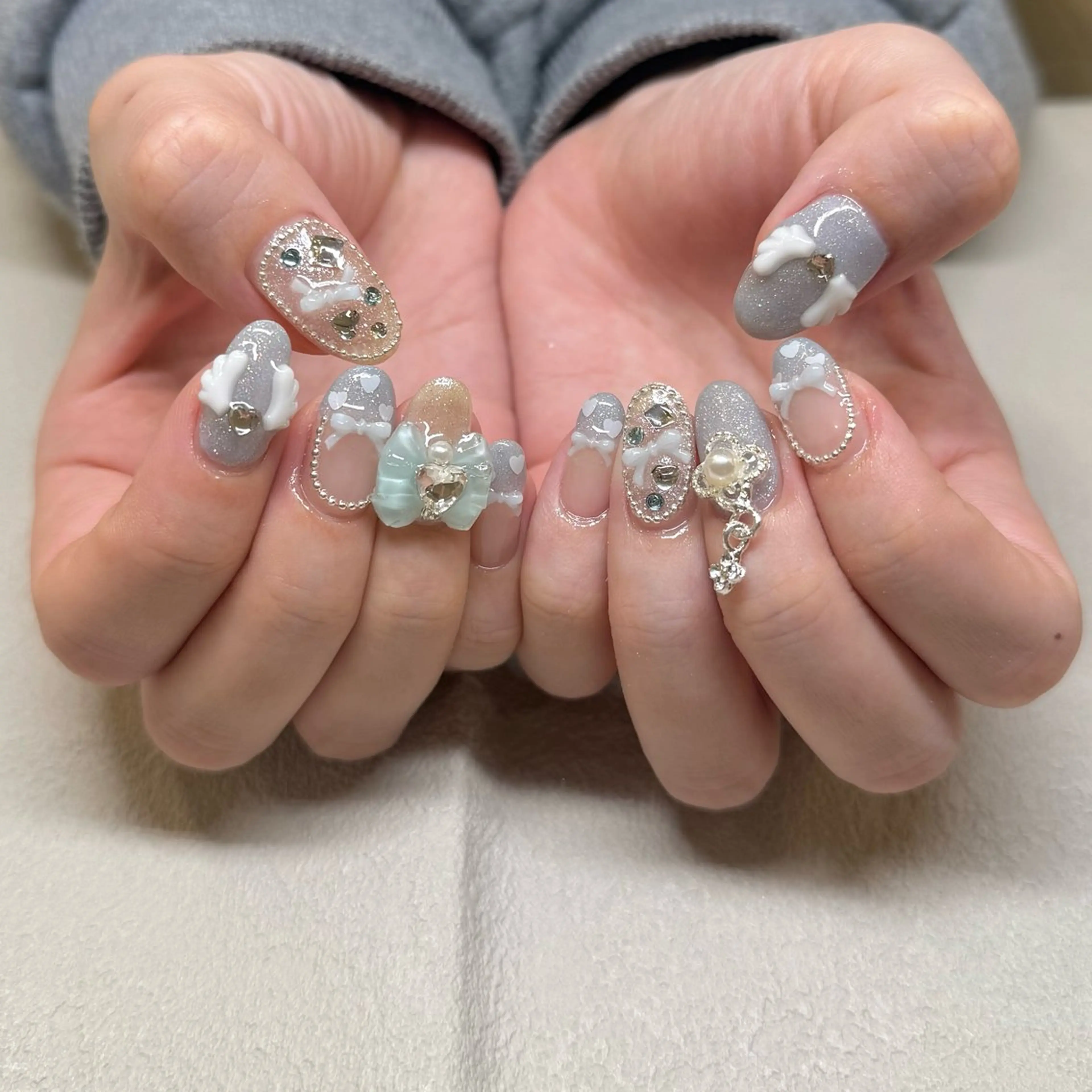 ネイル ハンドネイル maison de NALI ୨ৎ 鶴田のネイルデザイン