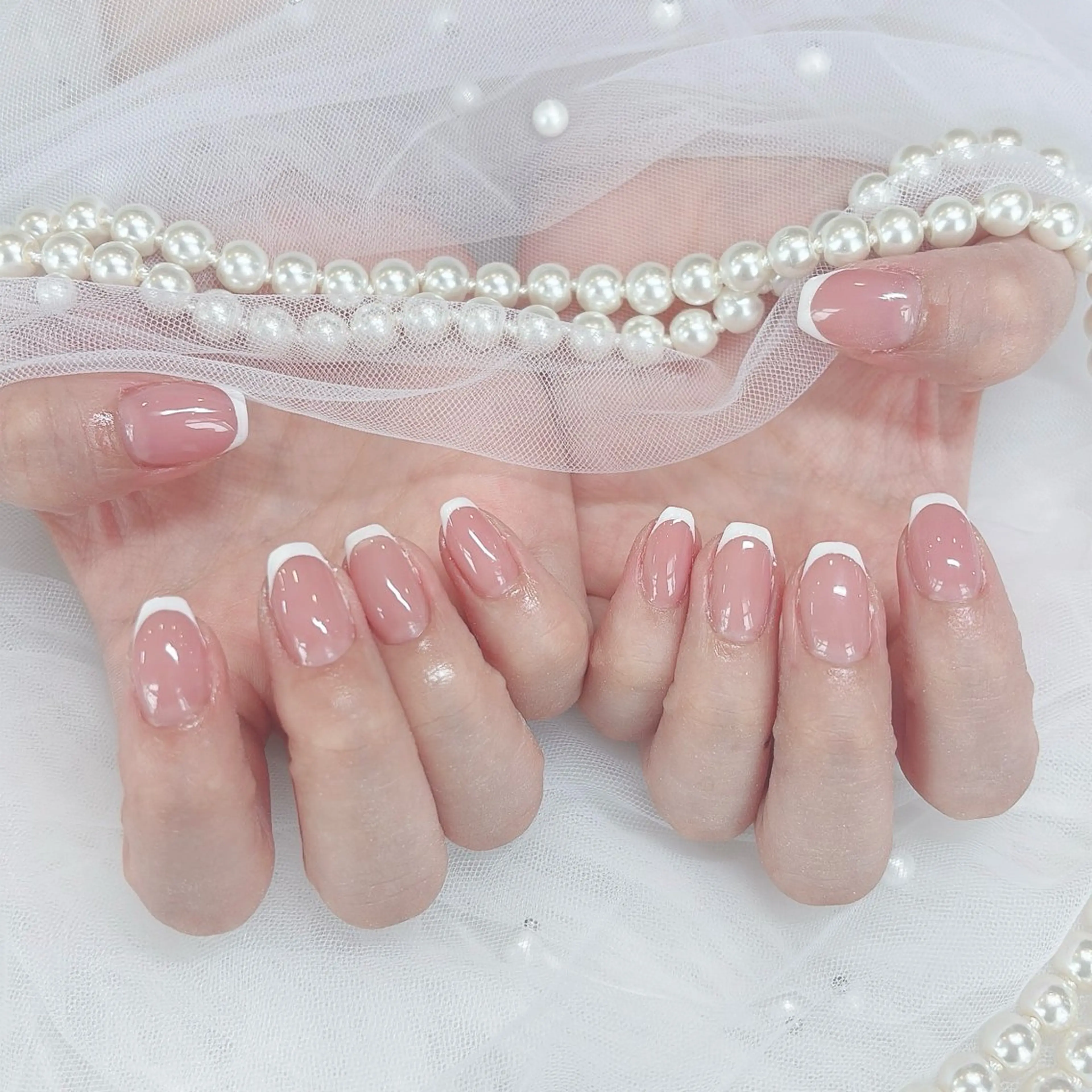 ネイル フレンチネイル オフィスネイル シンプルネイル ハンドネイル aba nail ♡ akuaのネイルデザイン