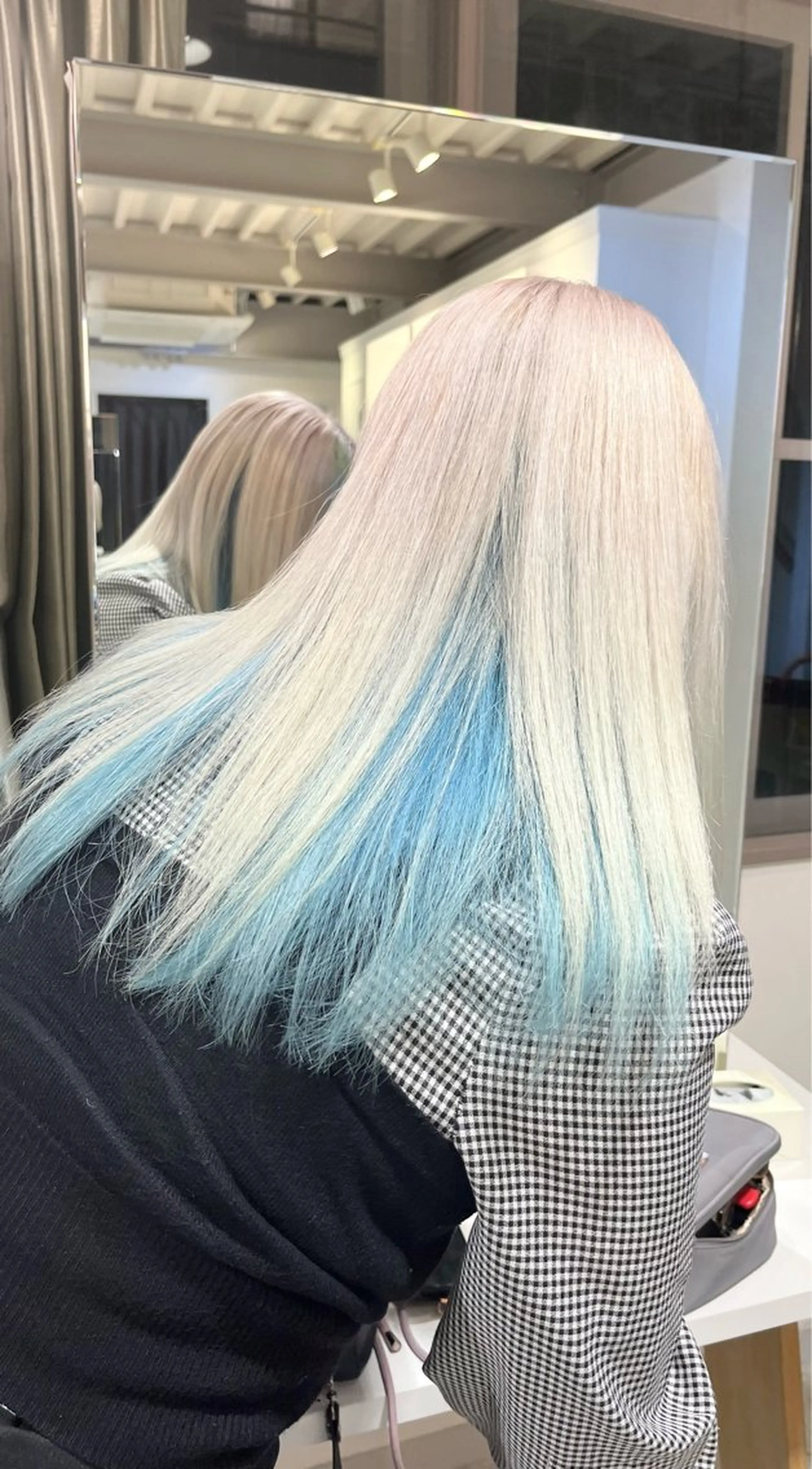 ロング ヘアカラー トリートメント ナルセナツキ 👾ハイトーンのヘアスタイル
