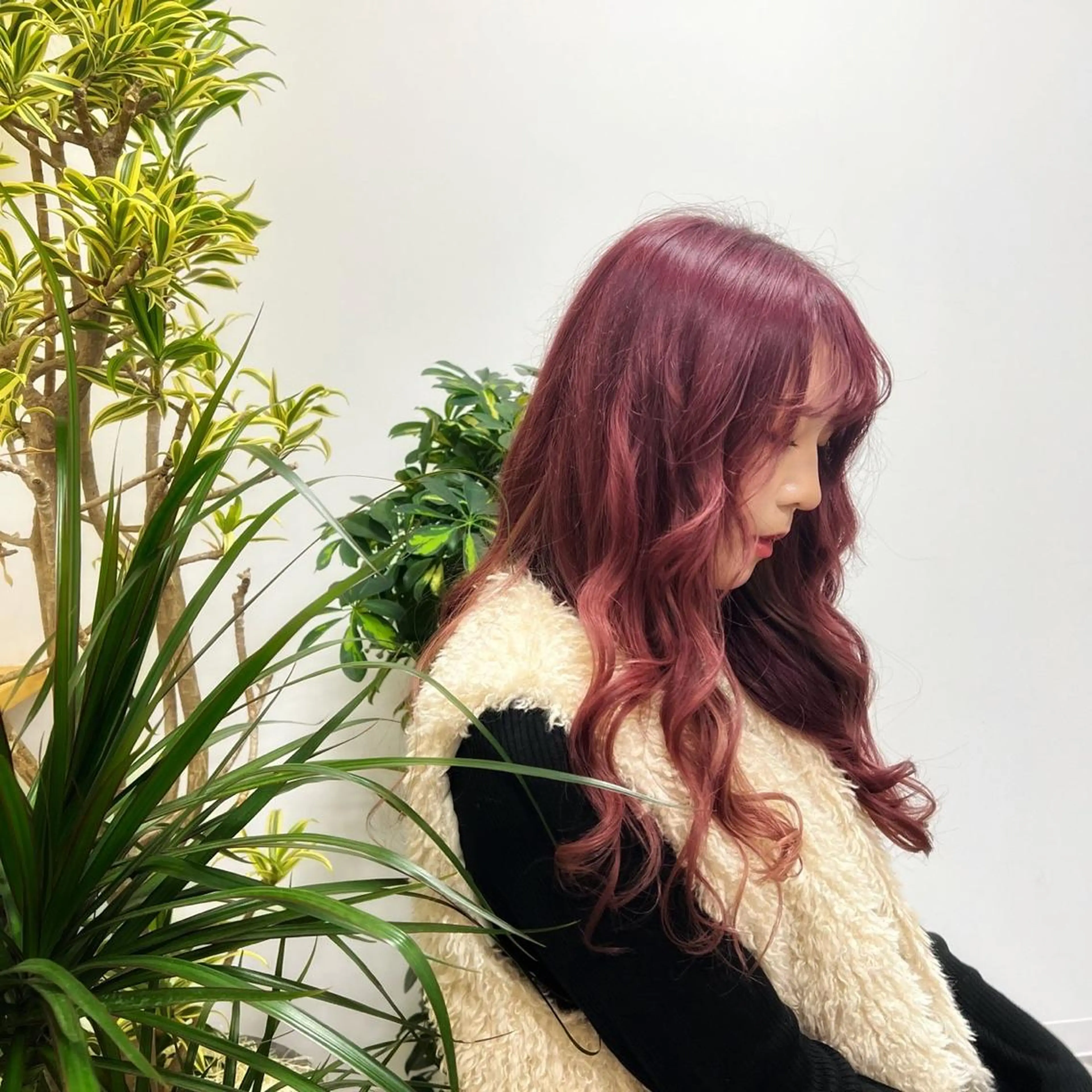ロング ショートボブ ボブ レイヤーカット ウルフカット ウルフレイヤー カット ヘアカラー hoNua. 栄/透明感カラーのヘアスタイル