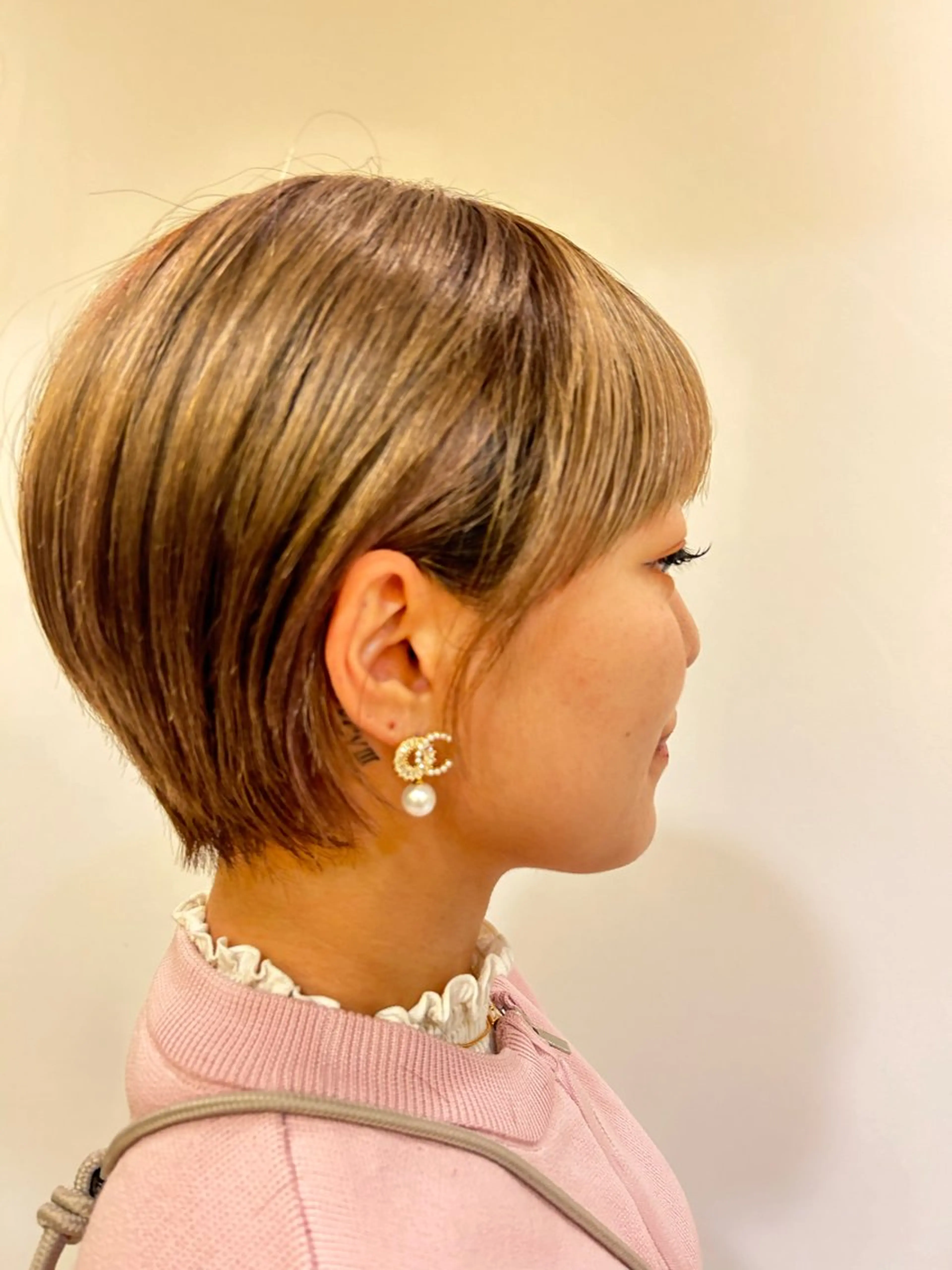 ショート 丸みショート ショートヘア アトリエJDパリ大畑 美羽🇫🇷💖のヘアスタイル