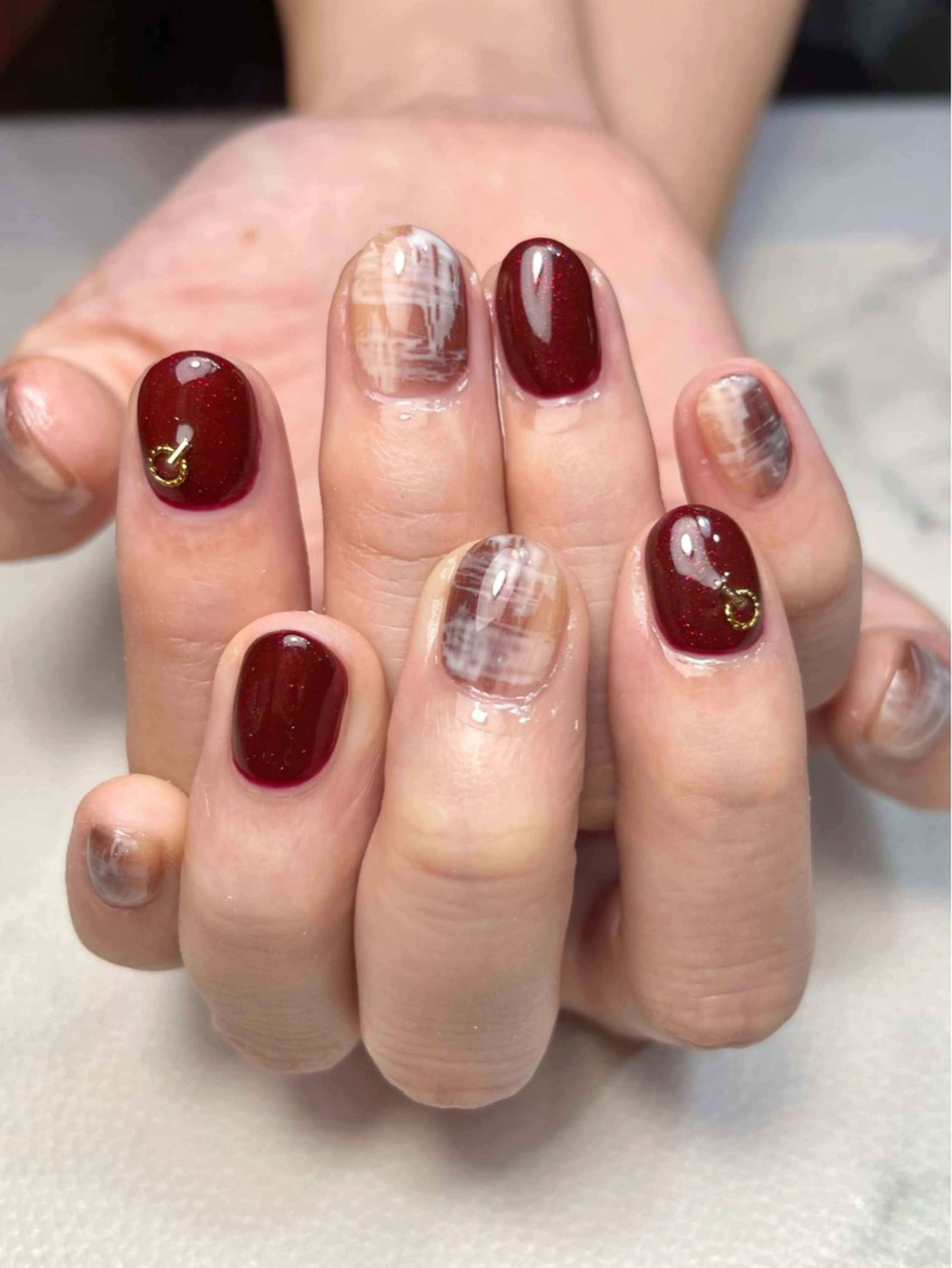 ネイル ハンドネイル 堀内 美里のネイルデザイン