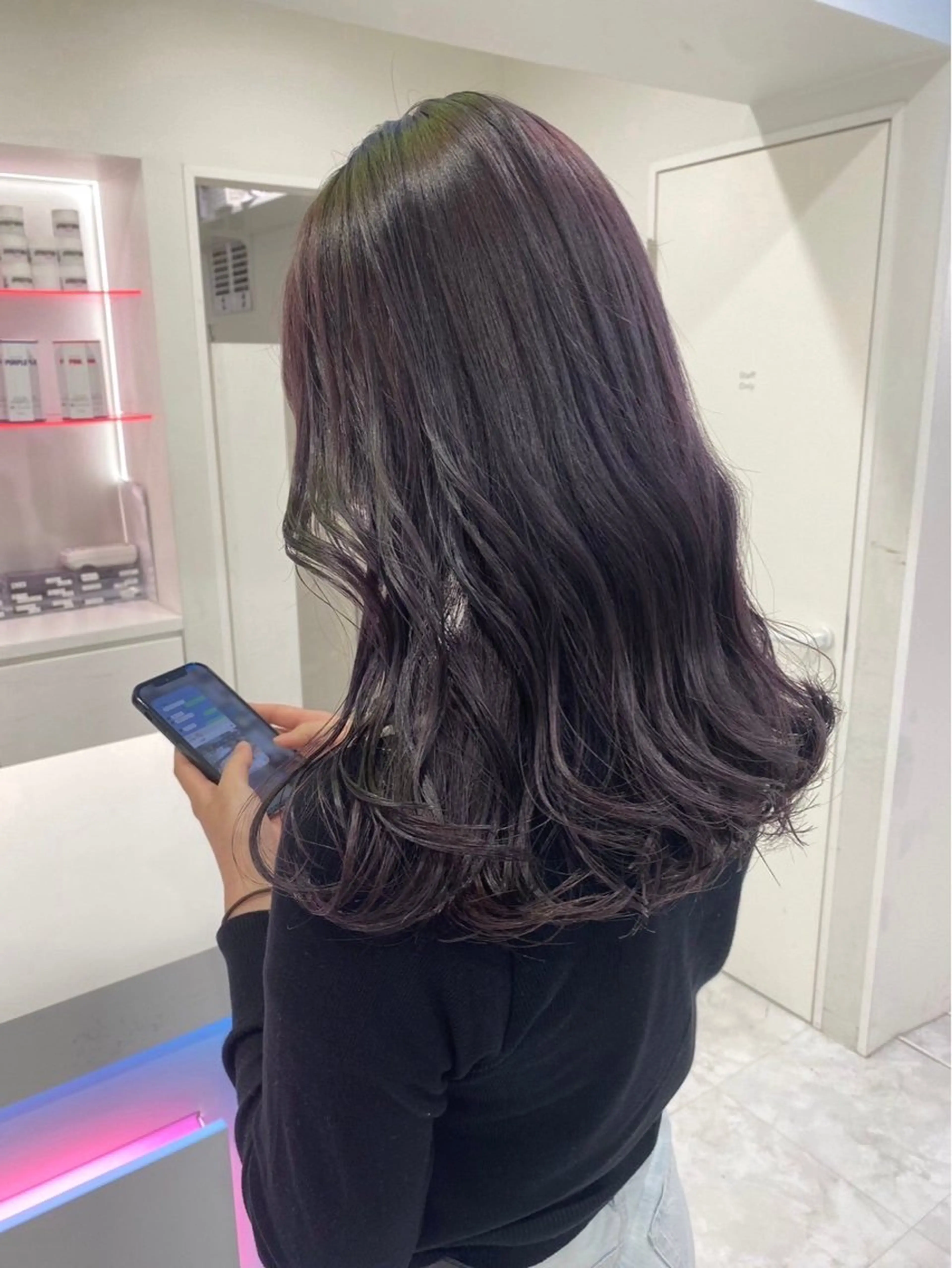 ロング カラー ダブルカラー特化✨ /透明感カラーゆりあのヘアスタイル