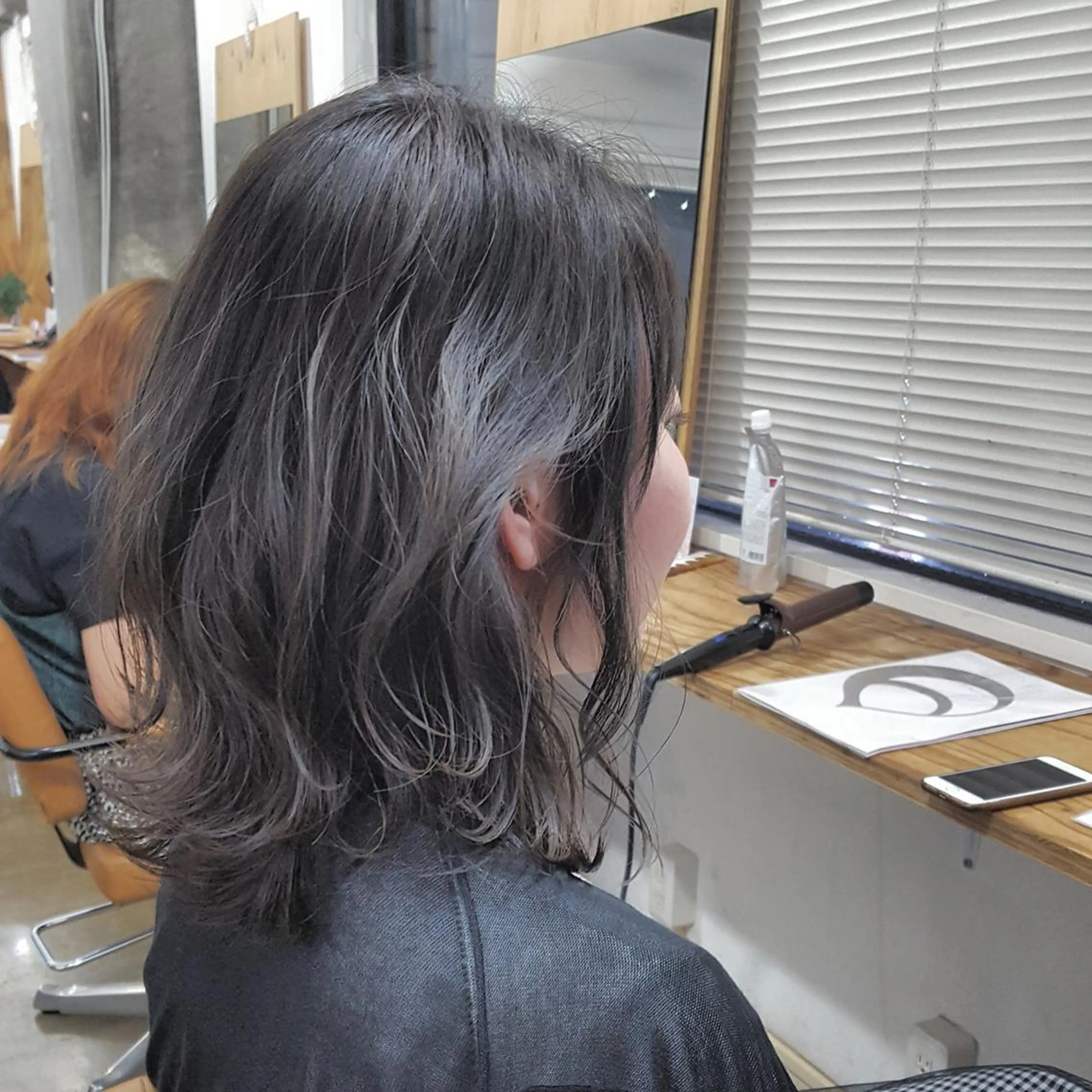 ミディアム カラー アッシュ アッシュグレー アッシュグレージュ グレージュ カット ヘアカラー トリートメント 🔳髪質改善🔳 岡本陽のヘアスタイル